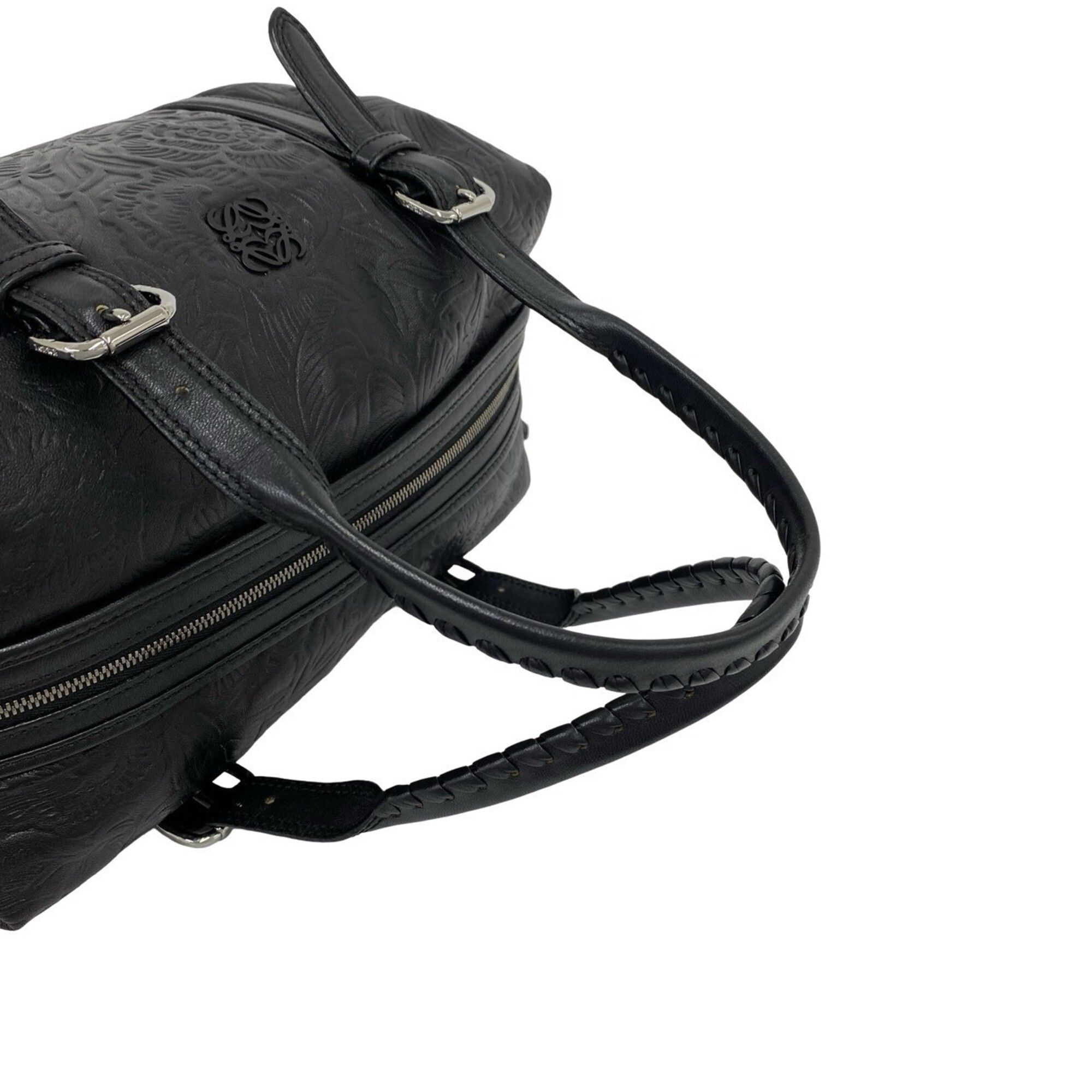 Leather Boston Bag Handbag (Pre-Owned) - Loewe - Modalova