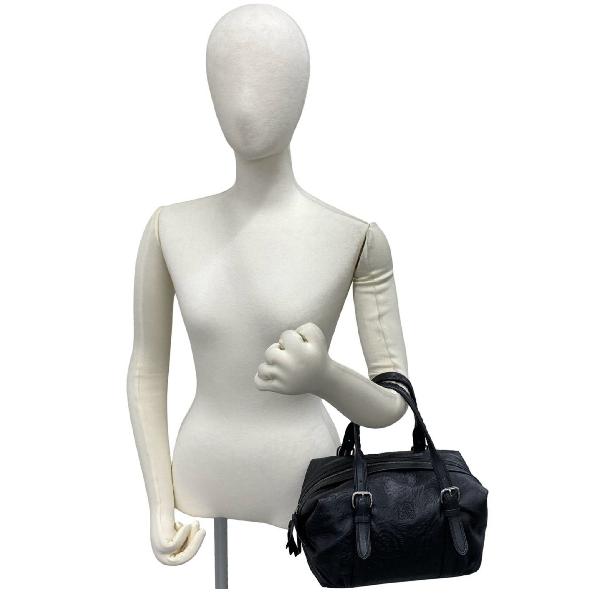 Leather Boston Bag Handbag (Pre-Owned) - Loewe - Modalova