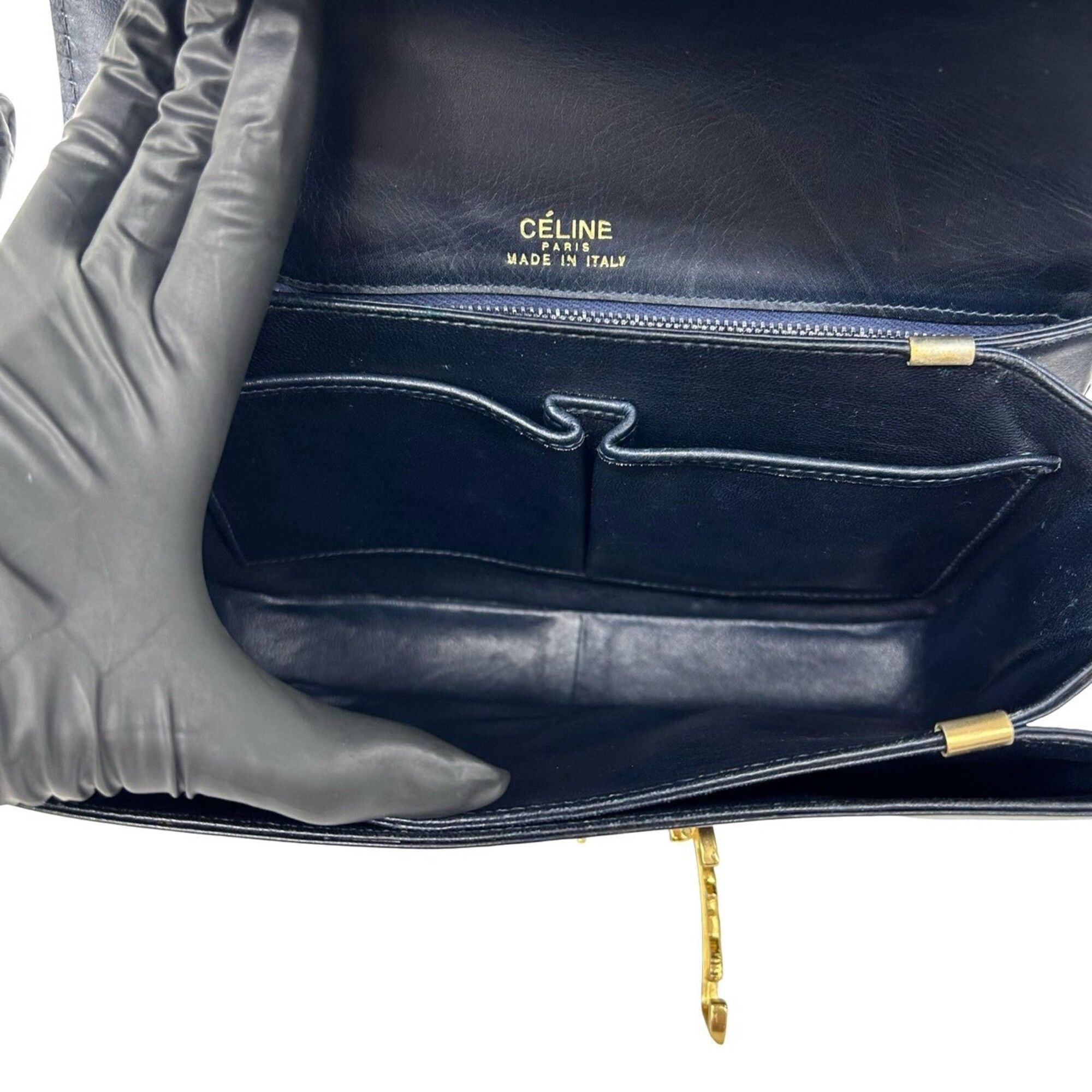 Leather Pochette Shoulder Bag (Pre-Owned) - Celine - Modalova