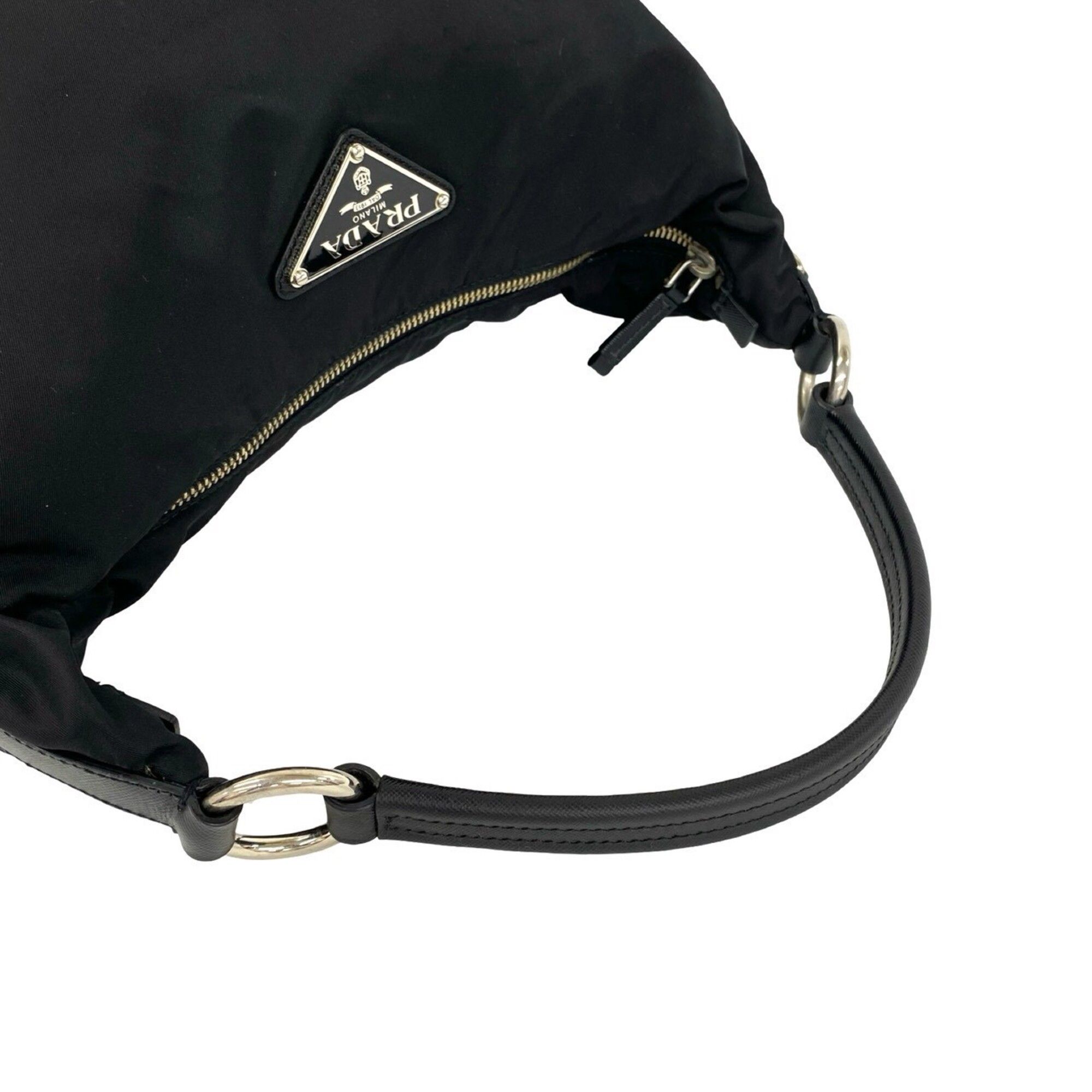 Nylon Leather Shoulder Bag (Pre-Owned) - Prada - Modalova