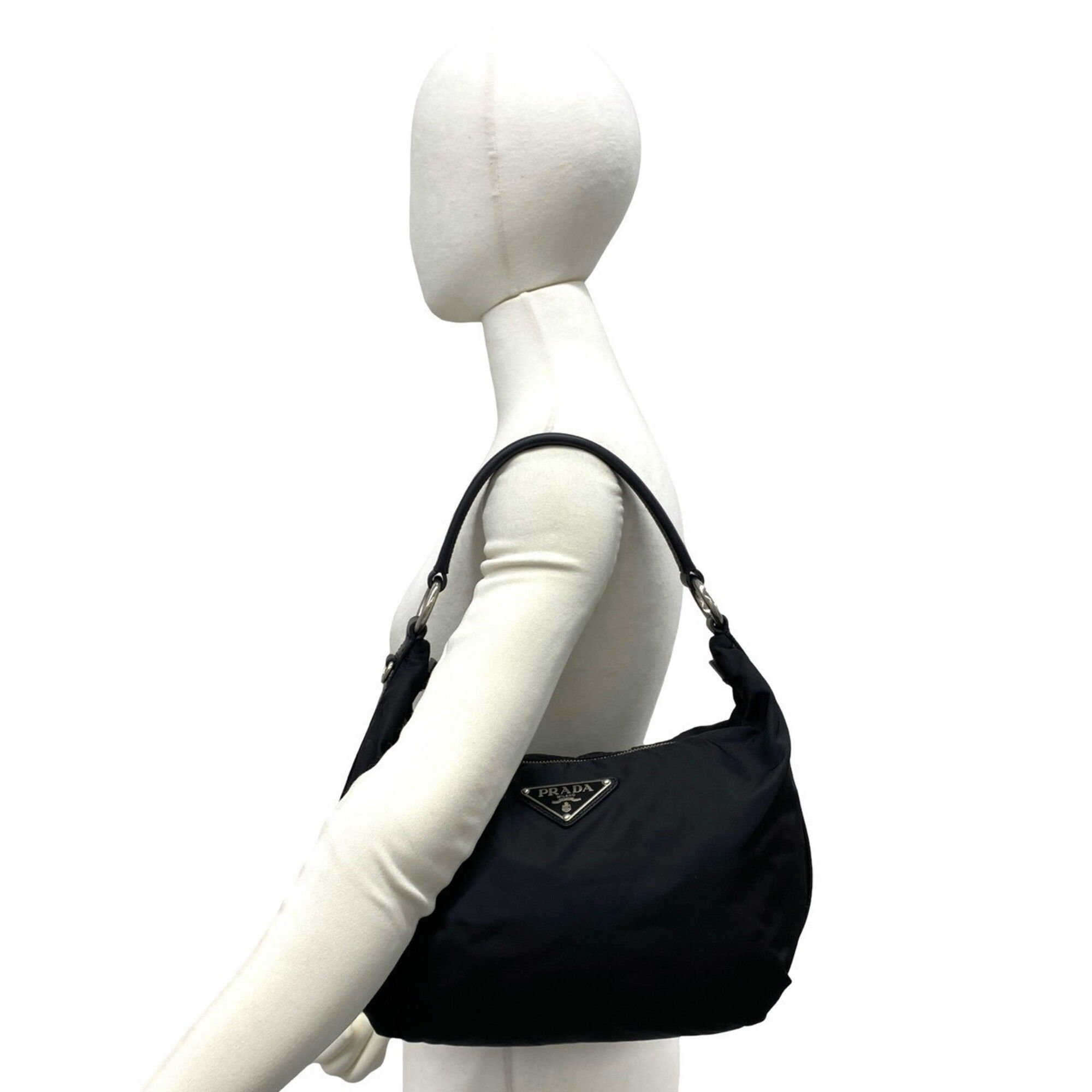 Nylon Leather Shoulder Bag (Pre-Owned) - Prada - Modalova