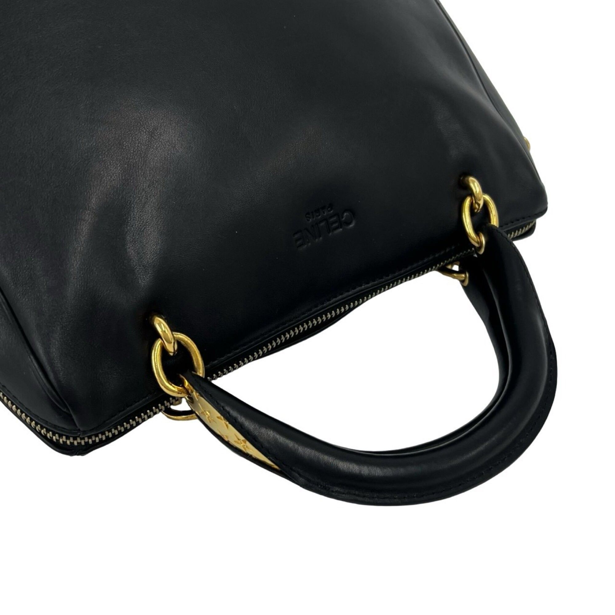 Leather Boston Bag Handbag (Pre-Owned) - Celine - Modalova