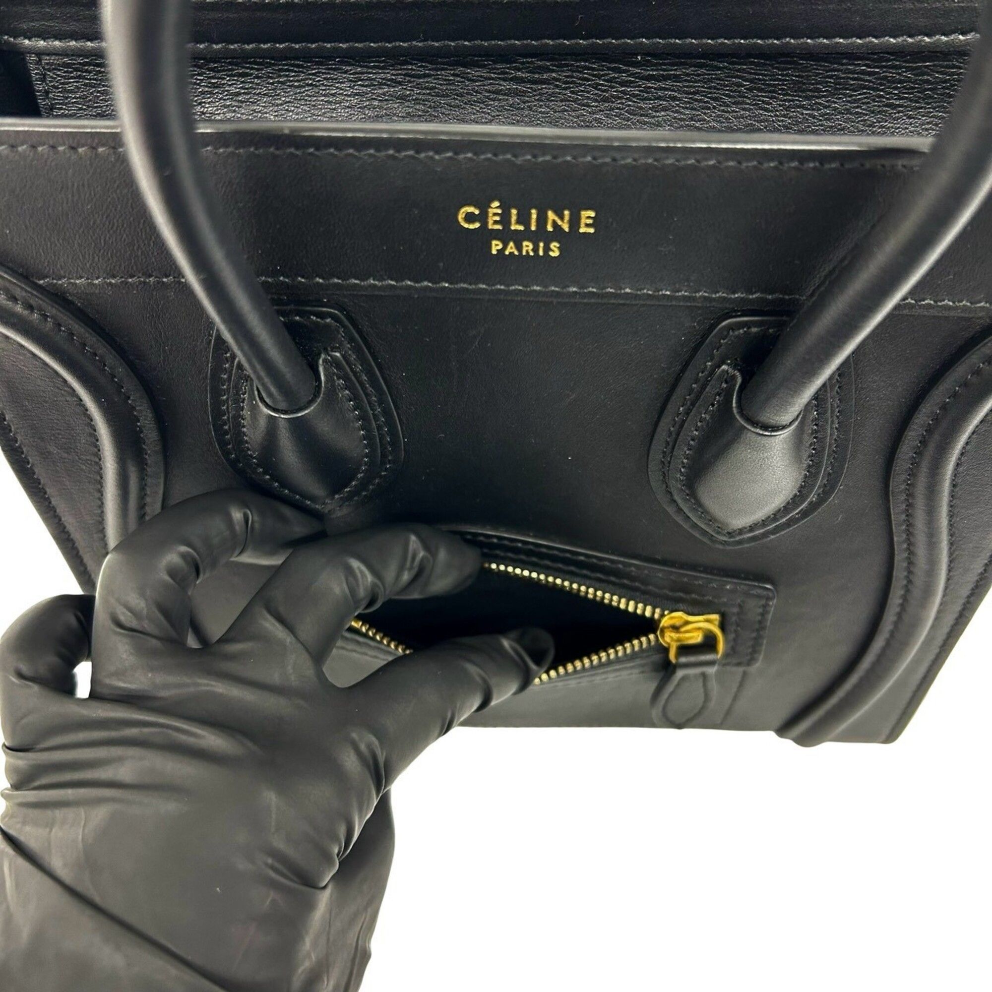 Leather Handbag Shoulder Bag (Pre-Owned) - Celine - Modalova