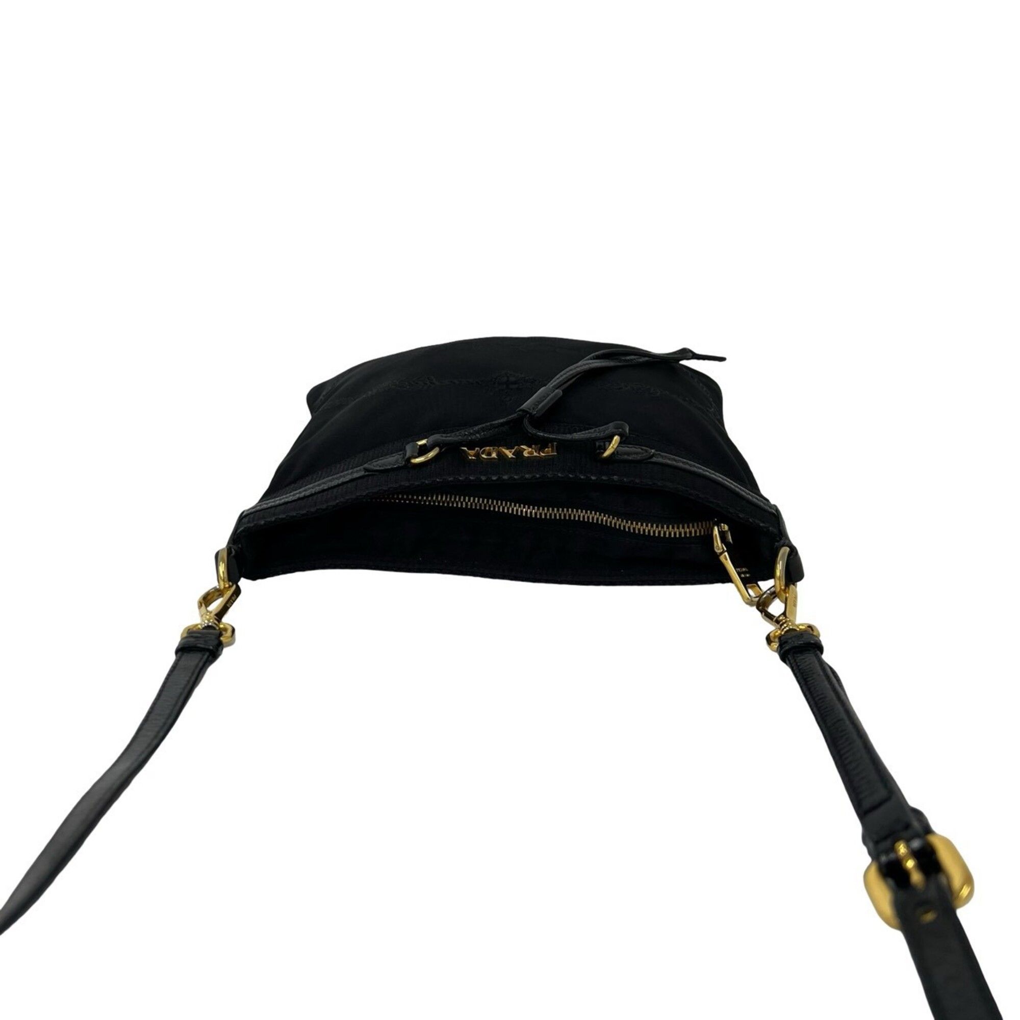 Nylon Leather Pochette Shoulder Bag (Pre-Owned) - Prada - Modalova
