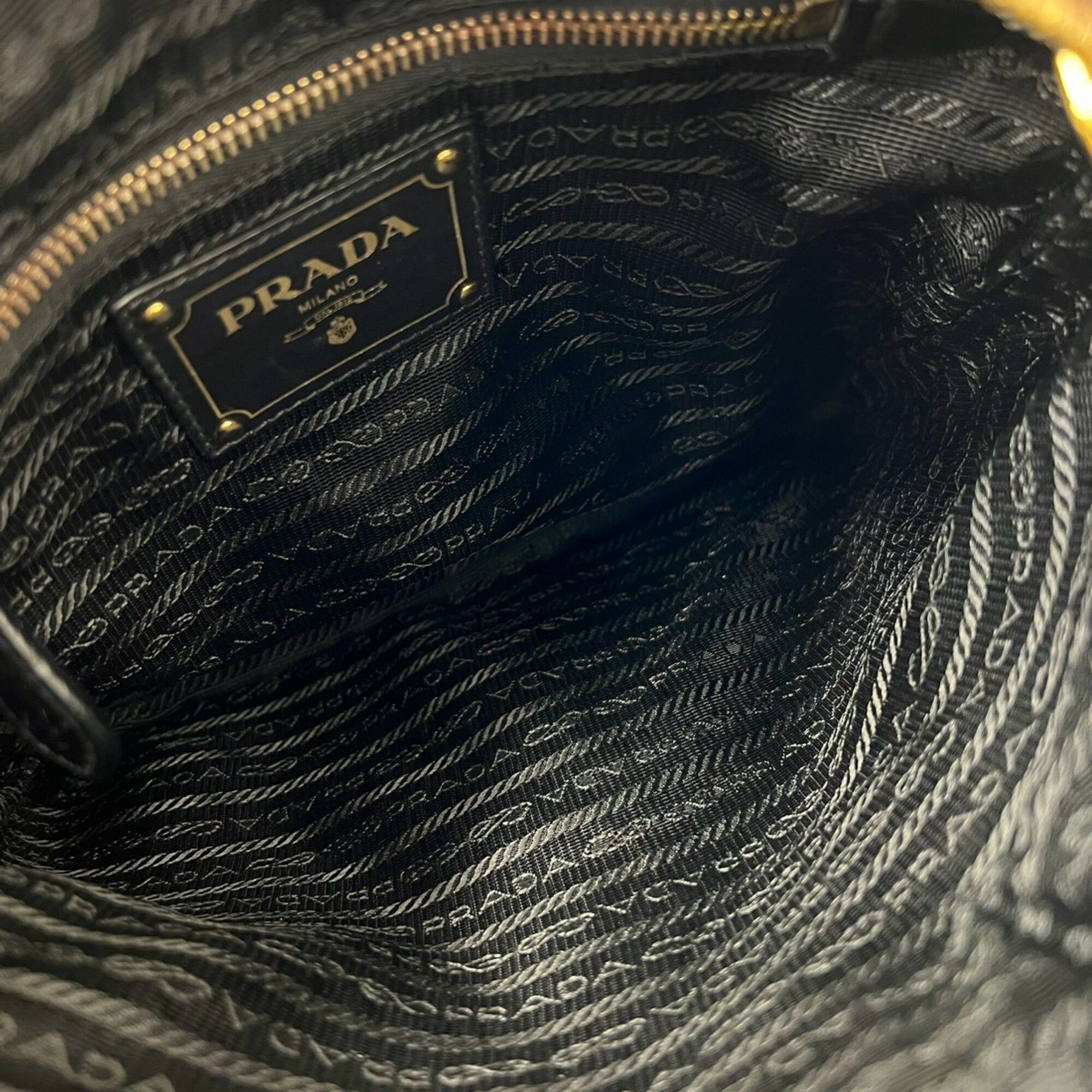 Nylon Leather Pochette Shoulder Bag (Pre-Owned) - Prada - Modalova