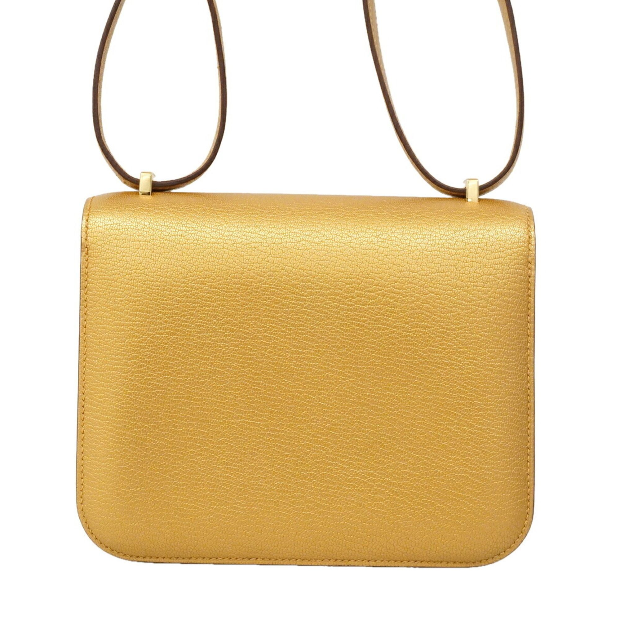 Chevre Myzore Leather Shoulder Bag (Pre-Owned) - Hermes - Modalova