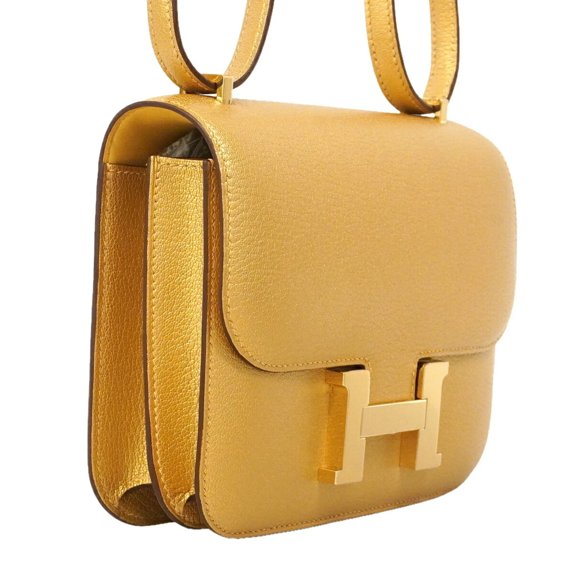Chevre Myzore Leather Shoulder Bag (Pre-Owned) - Hermes - Modalova