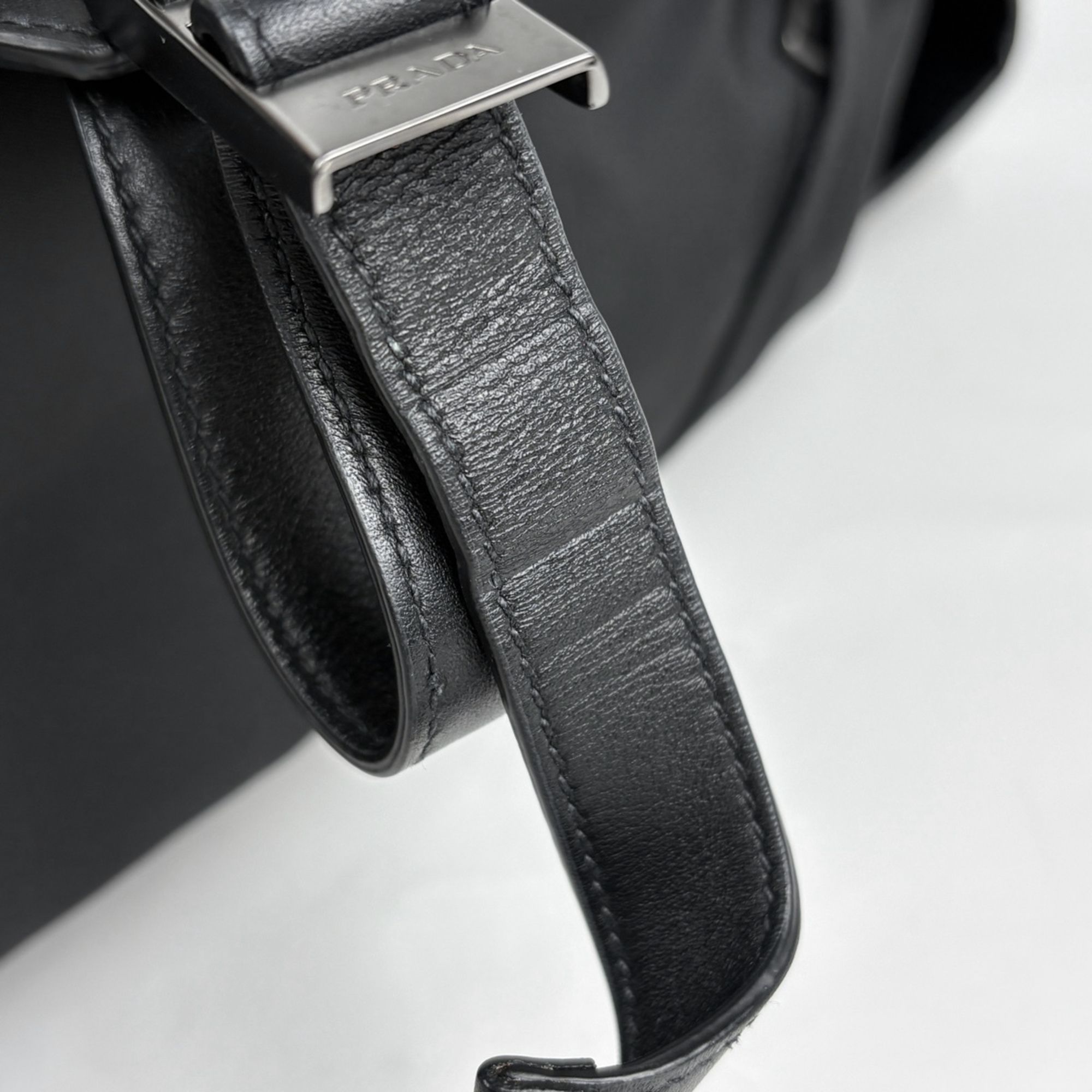 Tessuto Leather Backpack (Pre-Owned) - Prada - Modalova