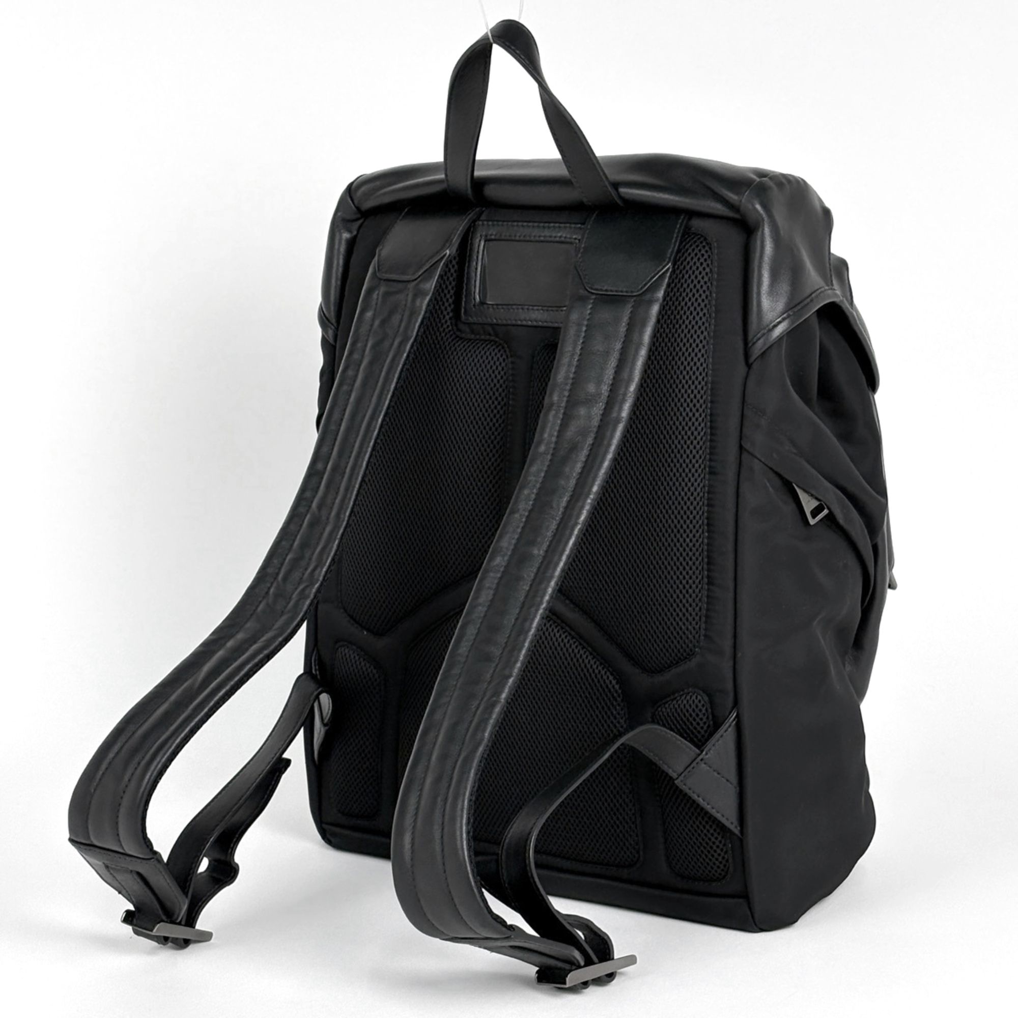 Tessuto Leather Backpack (Pre-Owned) - Prada - Modalova