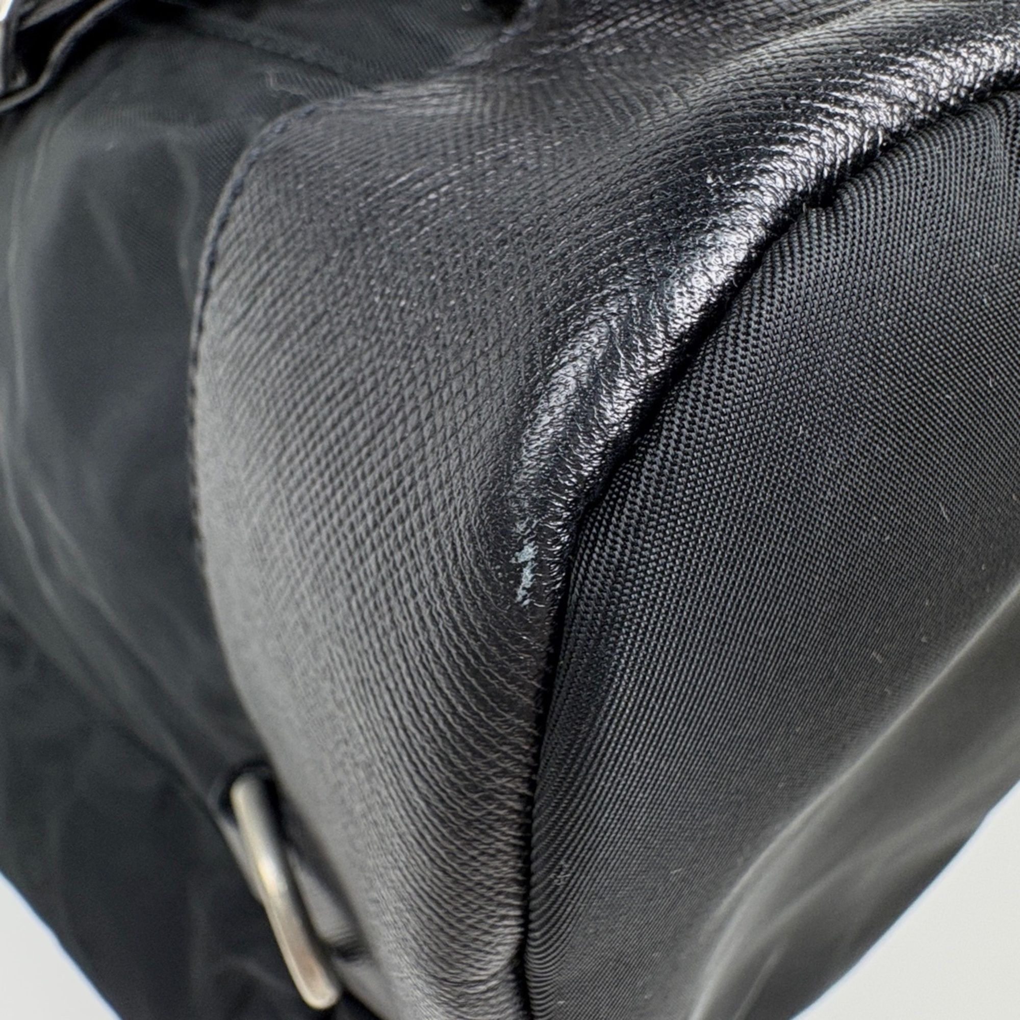 Nylon Leather Backpack (Pre-Owned) - Prada - Modalova