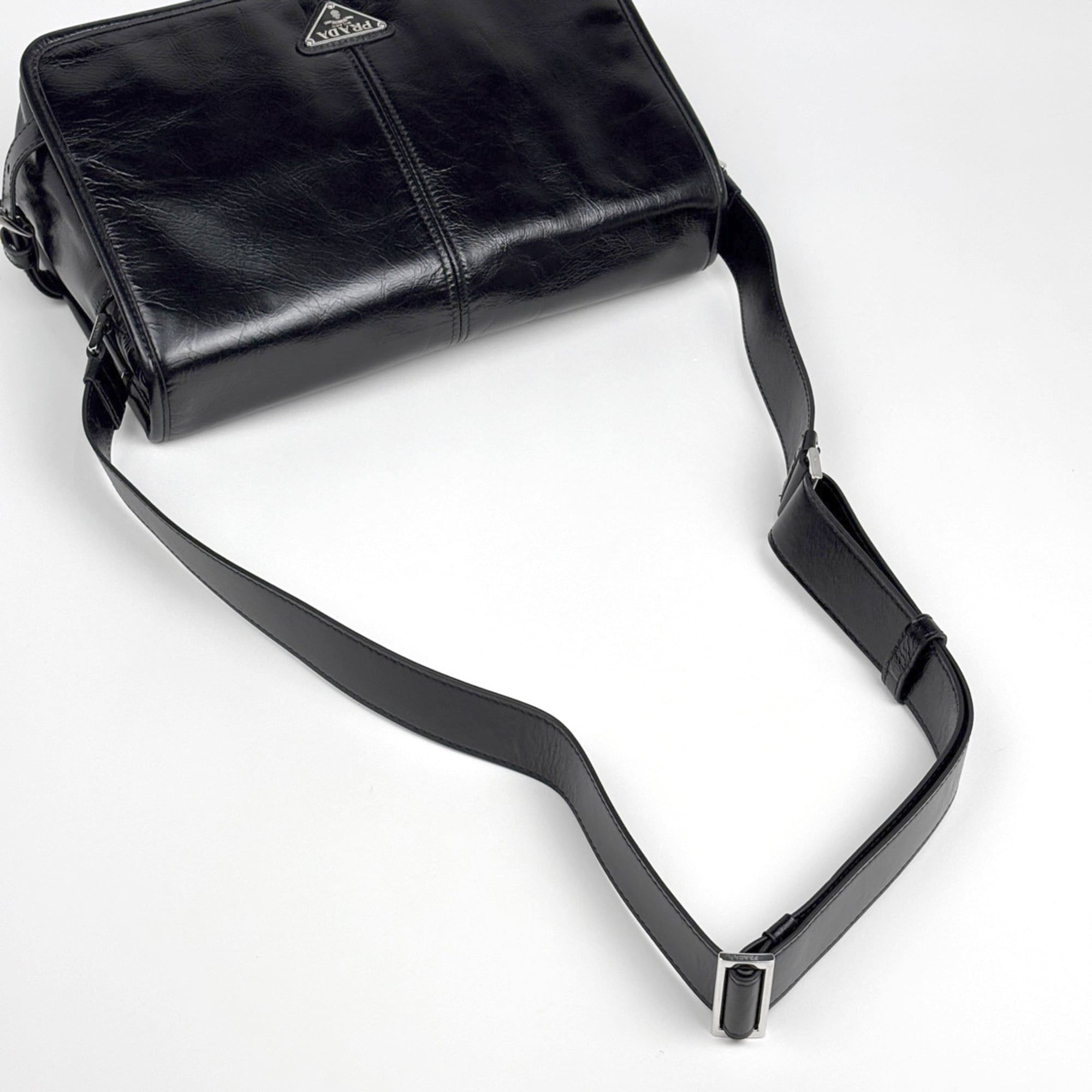 Leather Shoulder Bag (Pre-Owned) - Prada - Modalova