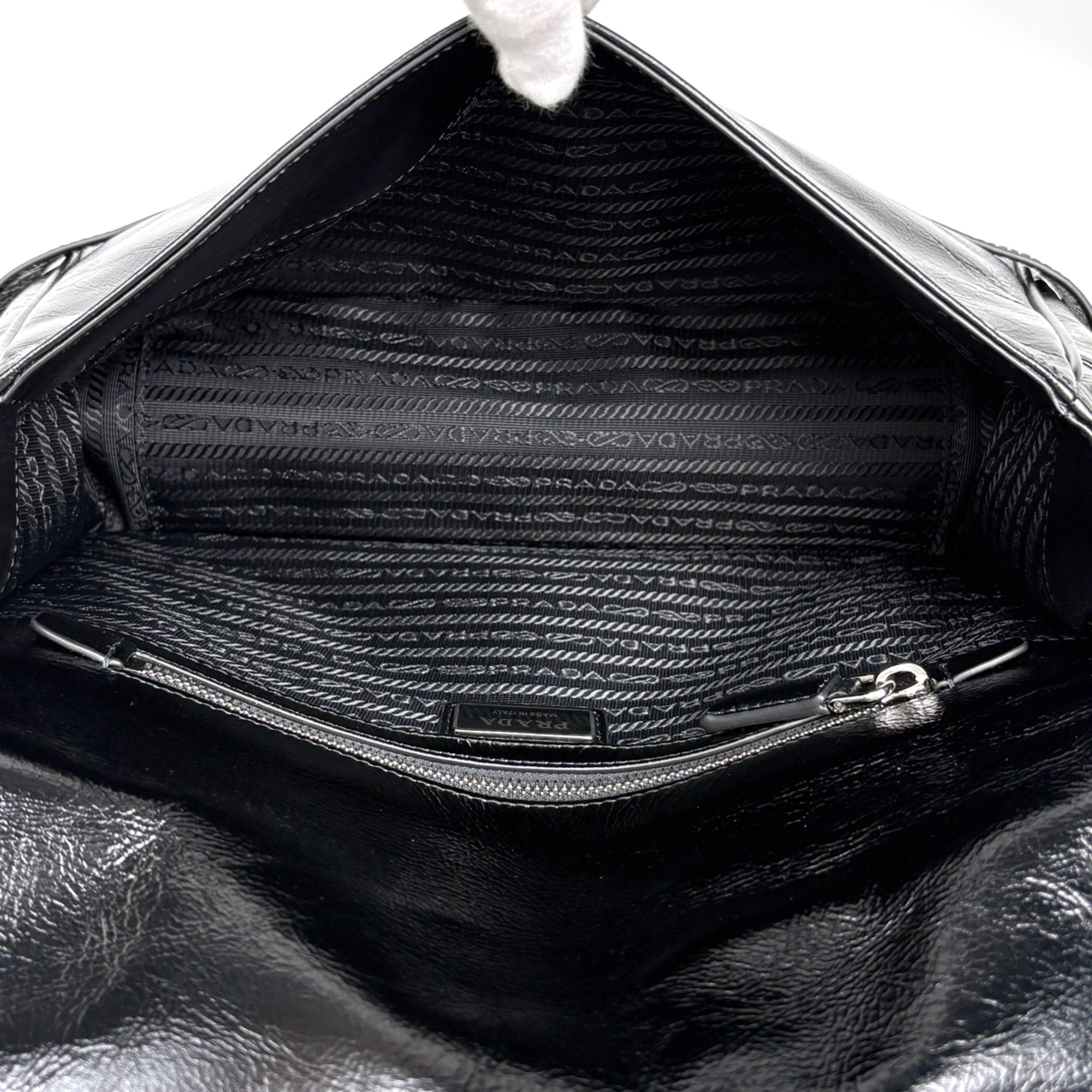 Leather Shoulder Bag (Pre-Owned) - Prada - Modalova