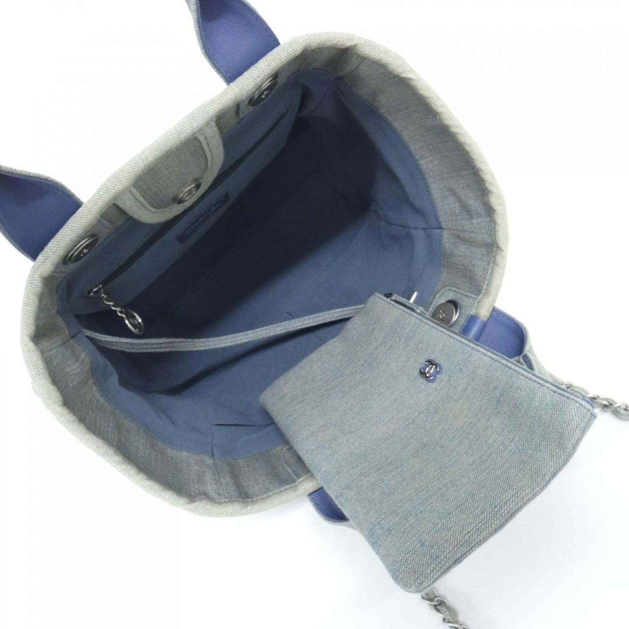 Denim Handbag Pouch (Pre-Owned) - Chanel - Modalova