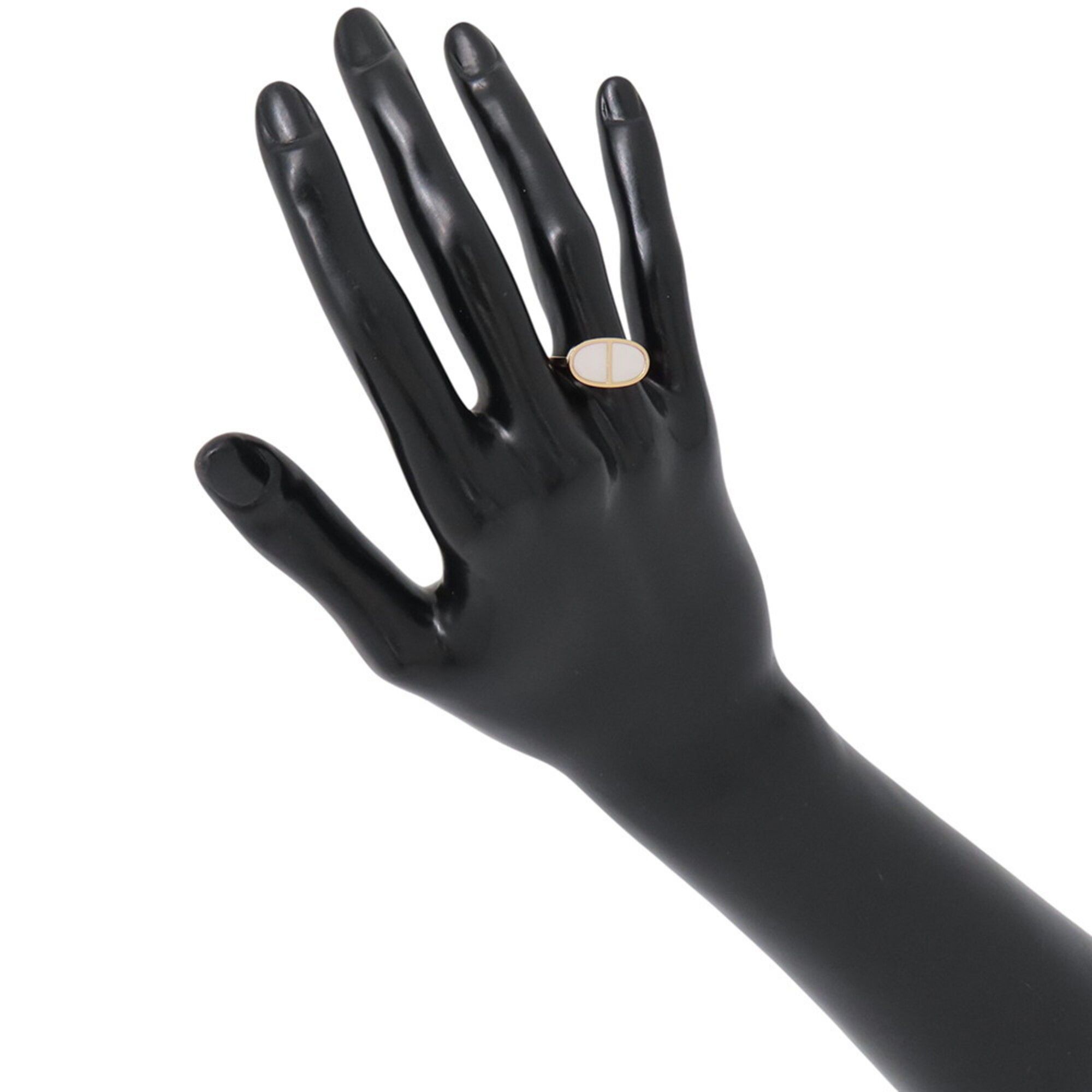 Pink Gold (18K) Ceramic Band Ring (Pre-Owned) - Hermes - Modalova