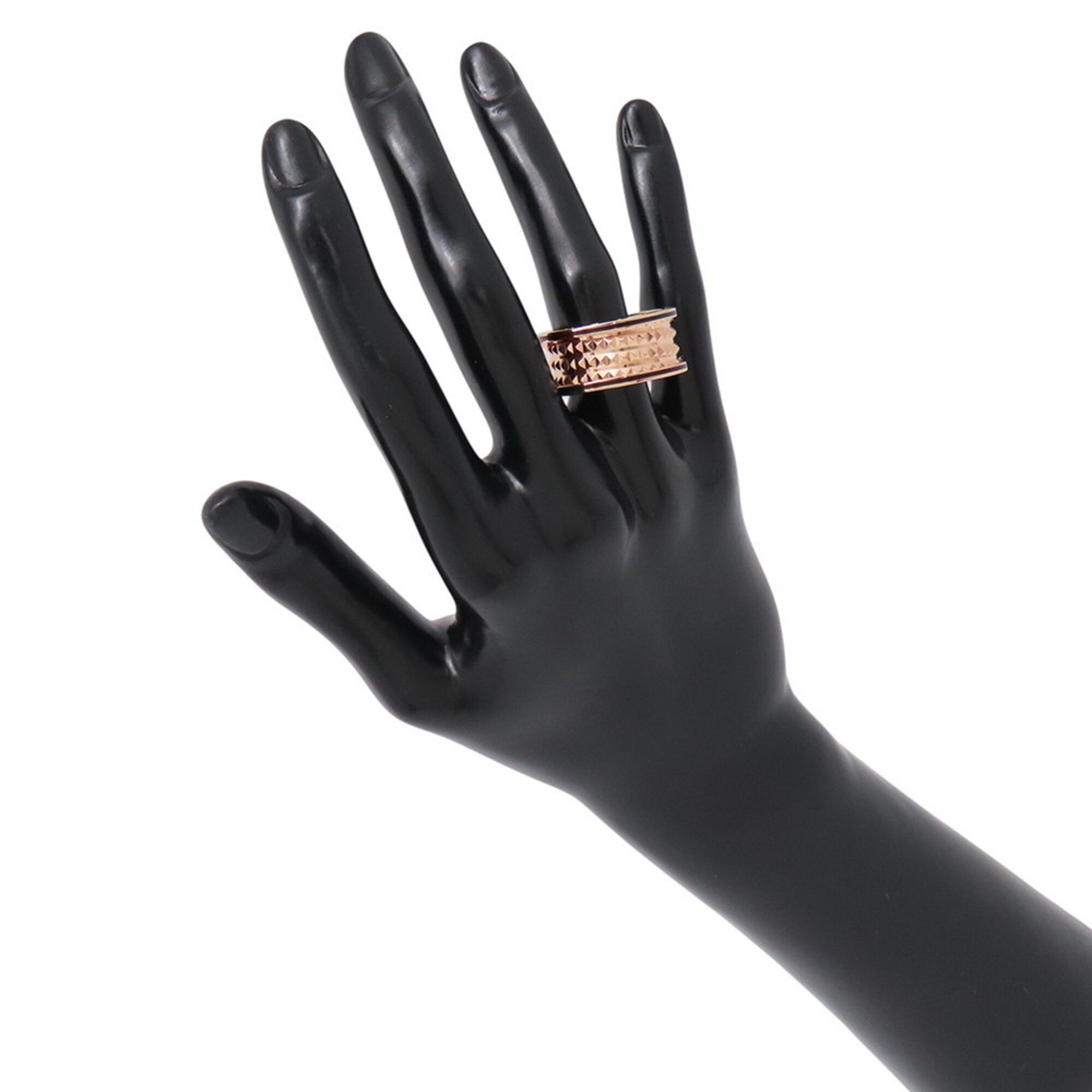 Pink Gold (18K) Ceramic Band Ring (Pre-Owned) - Bvlgari - Modalova