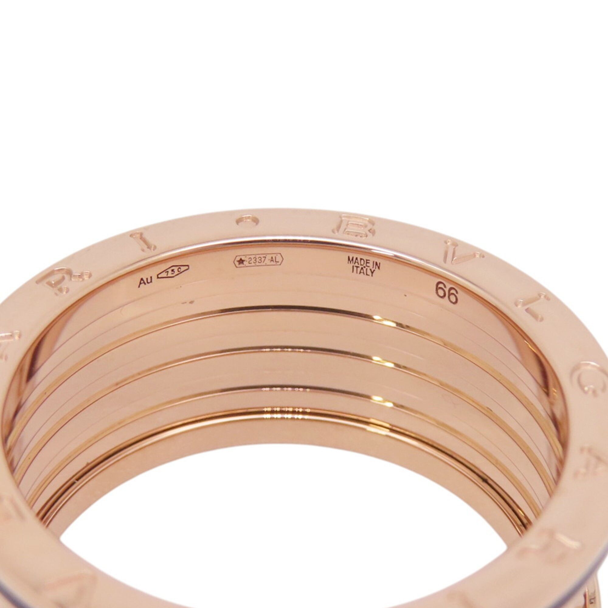 Pink Gold (18K) Ceramic Band Ring (Pre-Owned) - Bvlgari - Modalova