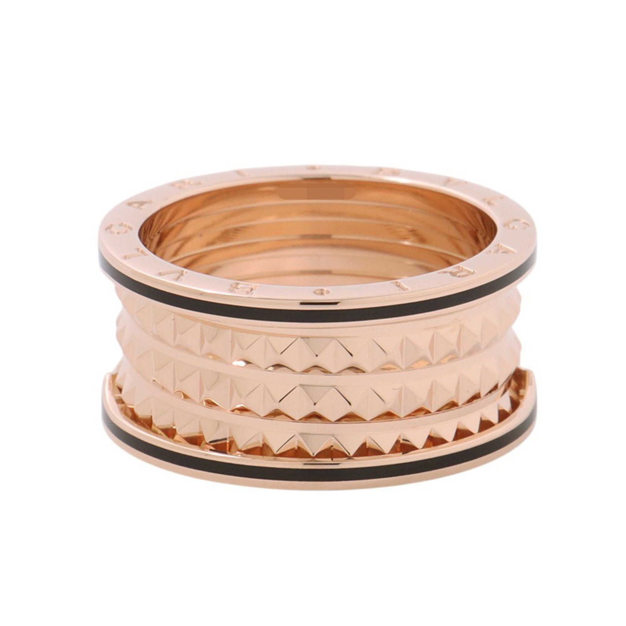 Pink Gold (18K) Ceramic Band Ring (Pre-Owned) - Bvlgari - Modalova