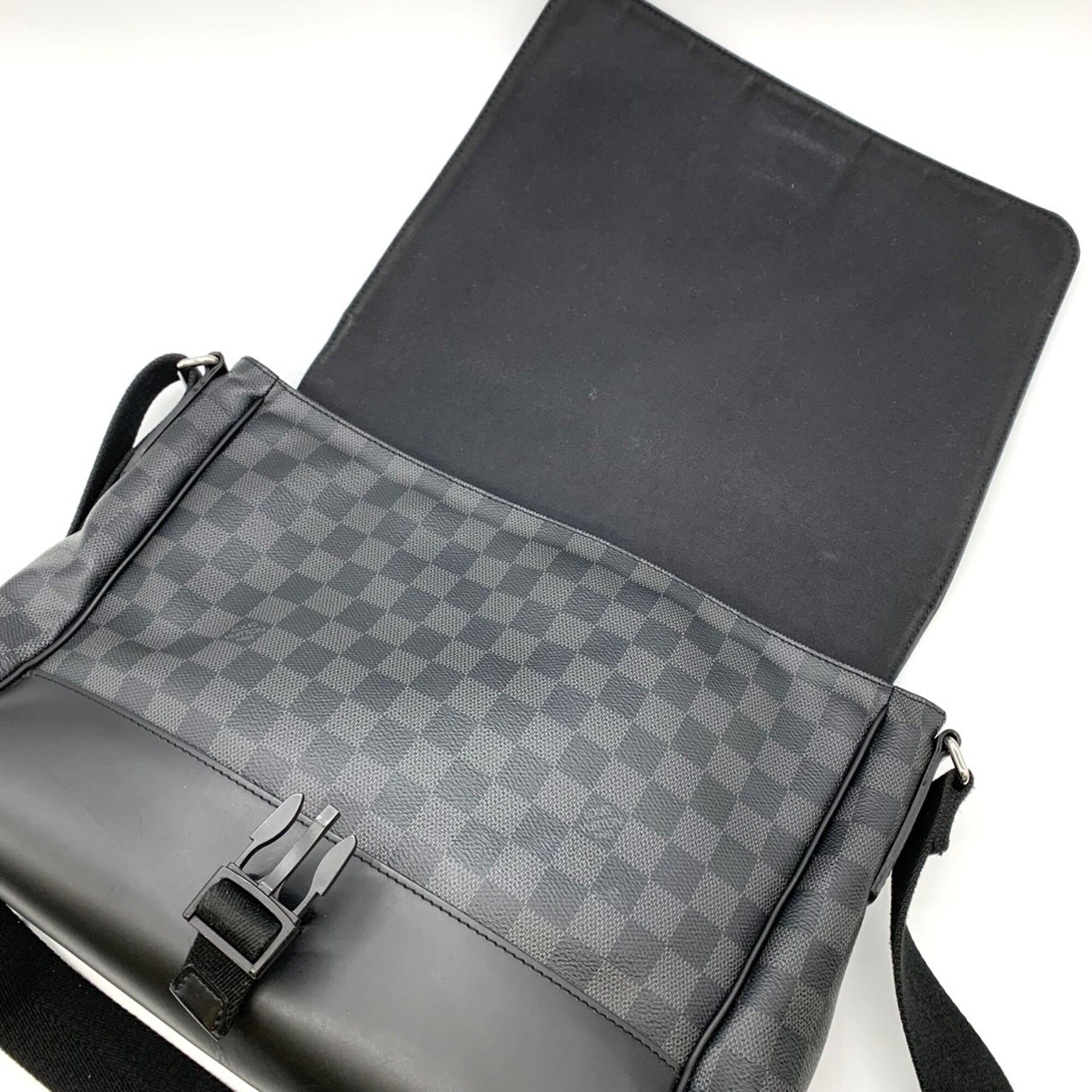 Damier Graphite Canvas Messenger Bag Shoulder Bag (Pre-Owned) - Louis Vuitton - Modalova