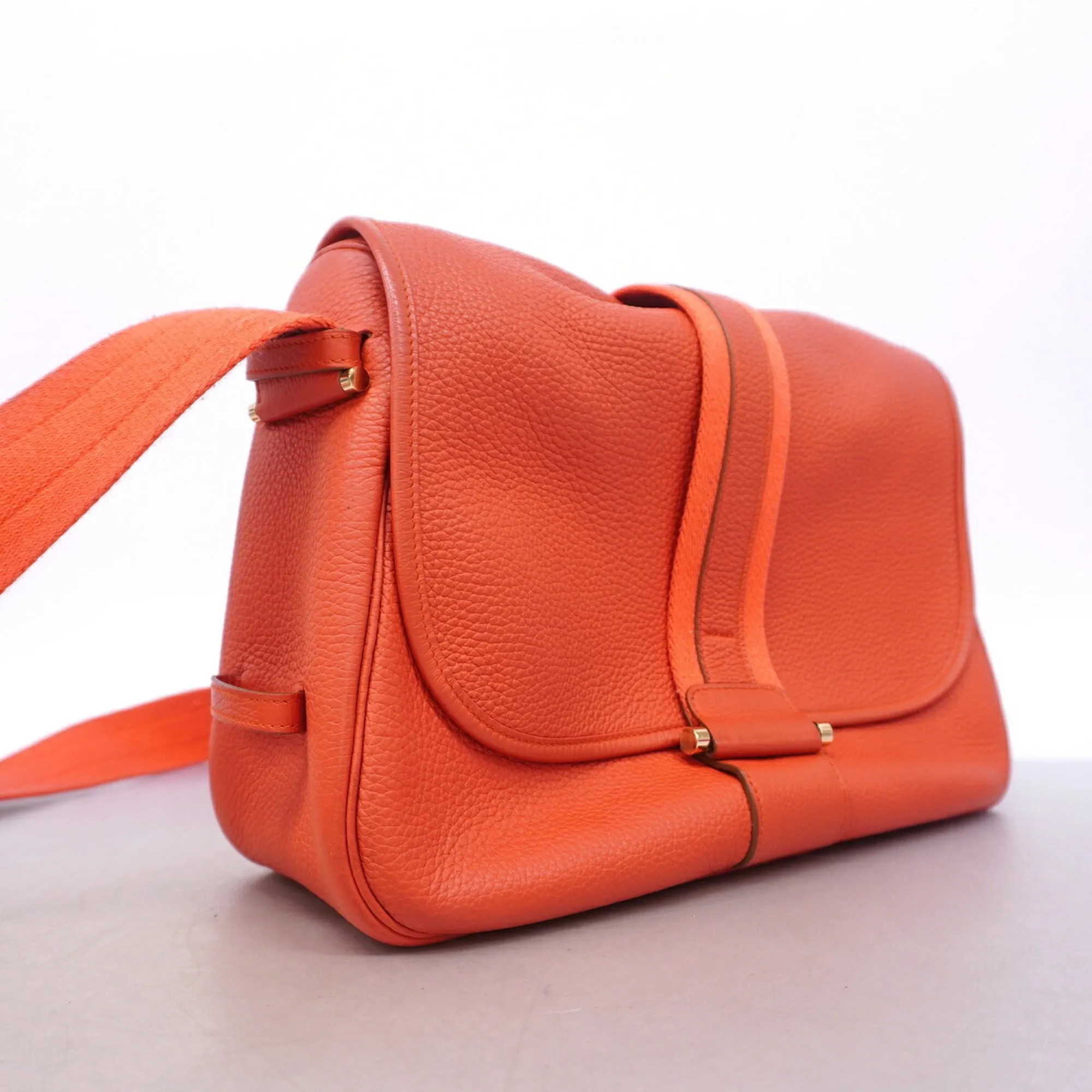 Taurillon Clemence Leather Shoulder Bag (Pre-Owned) - Hermes - Modalova