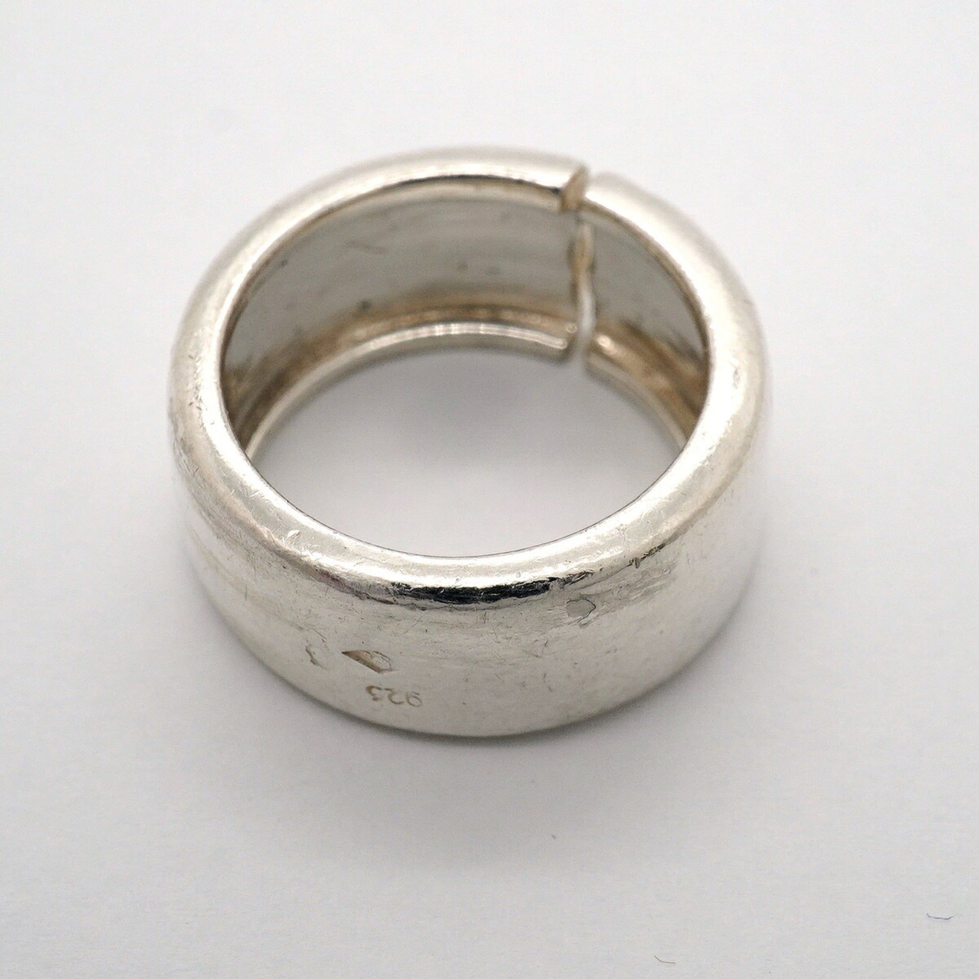 Silver 925 Band Ring (Pre-Owned) - Chanel - Modalova