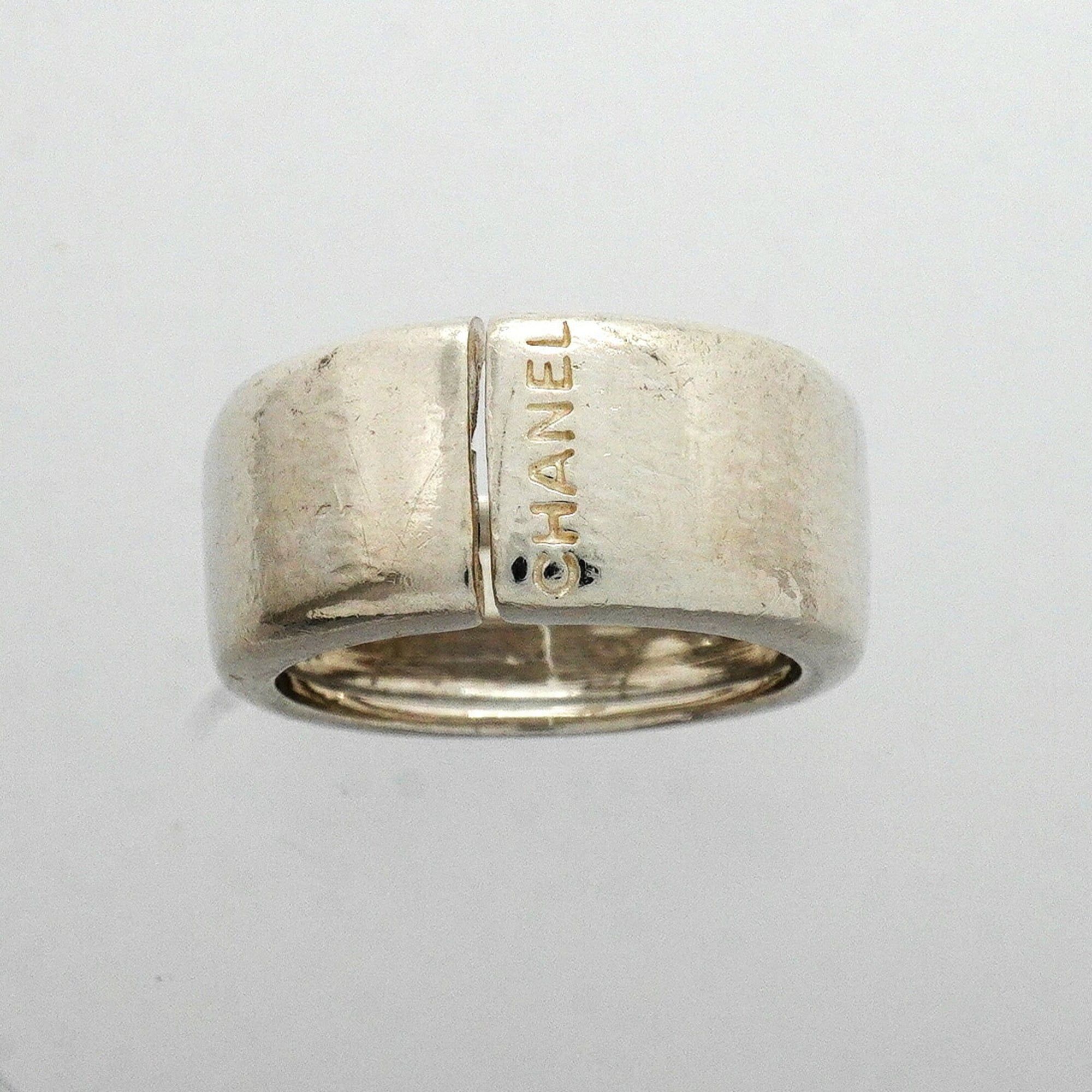 Silver 925 Band Ring (Pre-Owned) - Chanel - Modalova