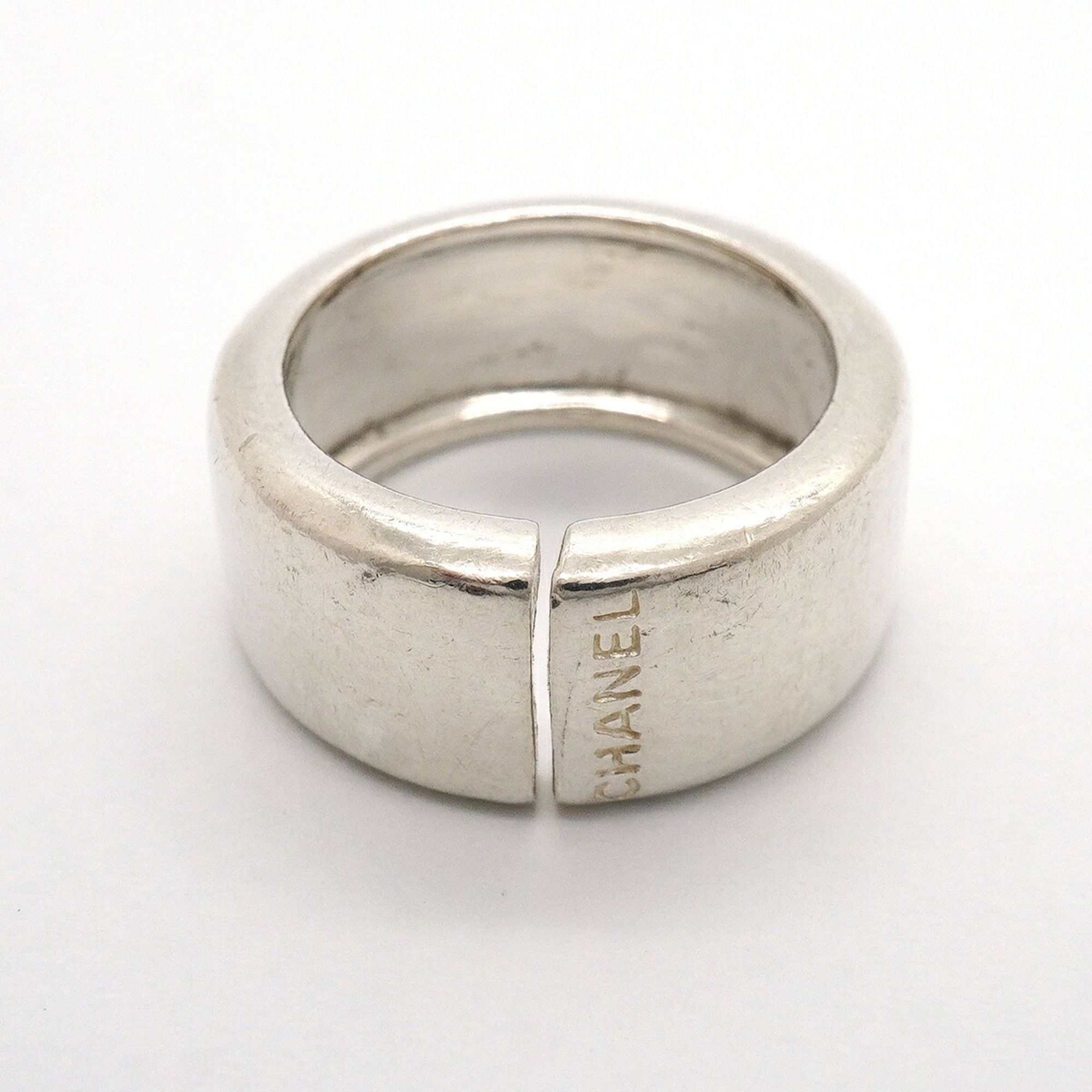 Silver 925 Band Ring (Pre-Owned) - Chanel - Modalova
