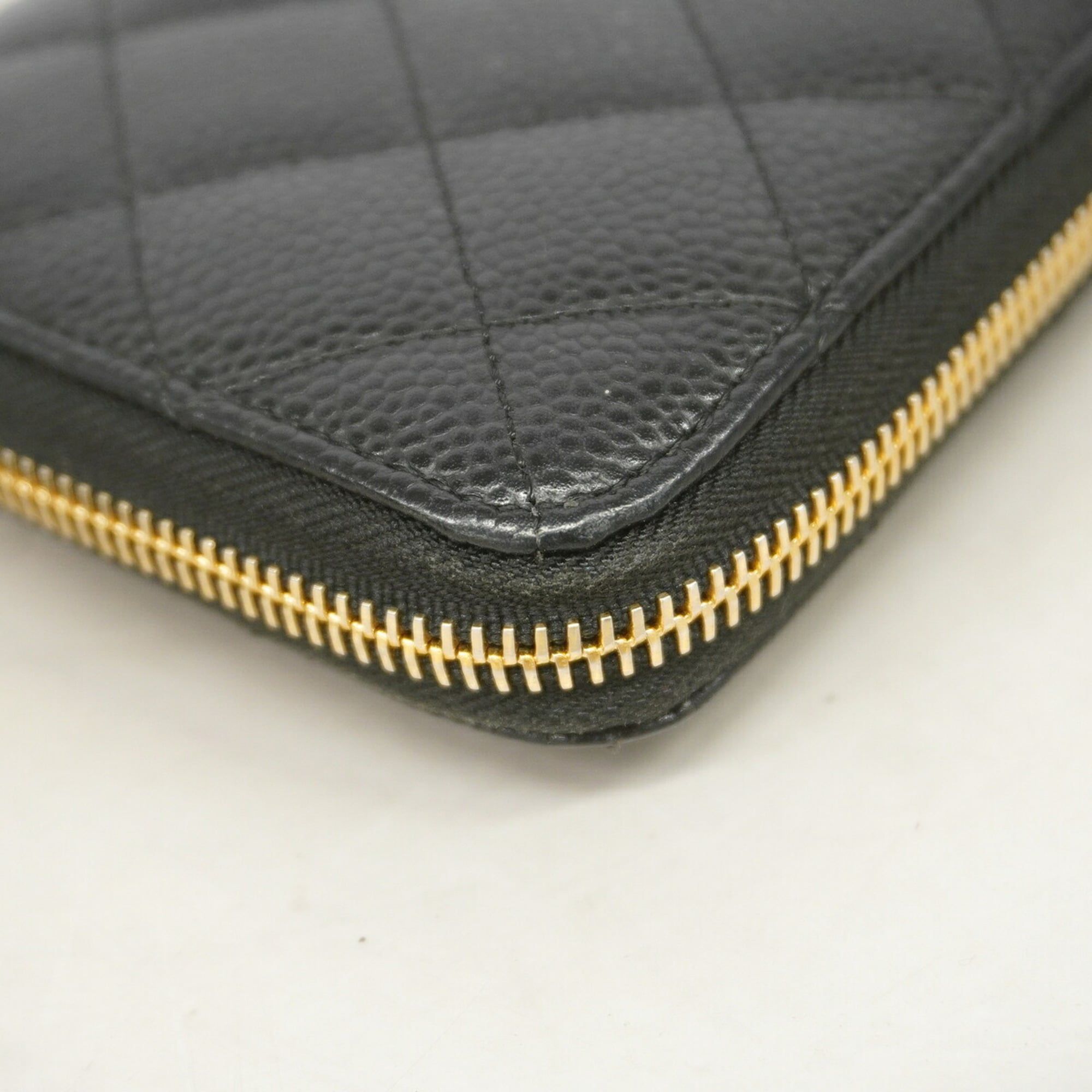 Grained Calfskin Long Wallet (Bi-Fold) (Pre-Owned) - Chanel - Modalova