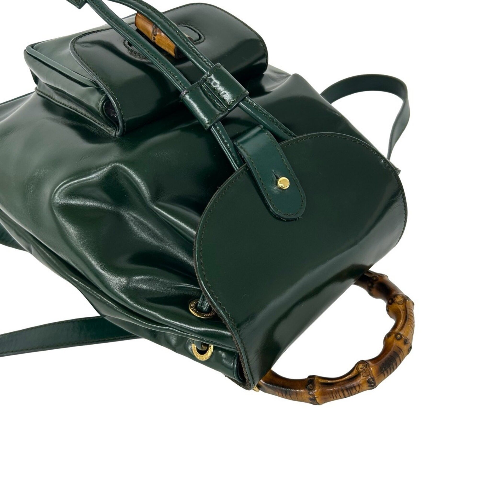 Patent Leather Backpack (Pre-Owned) - Gucci - Modalova