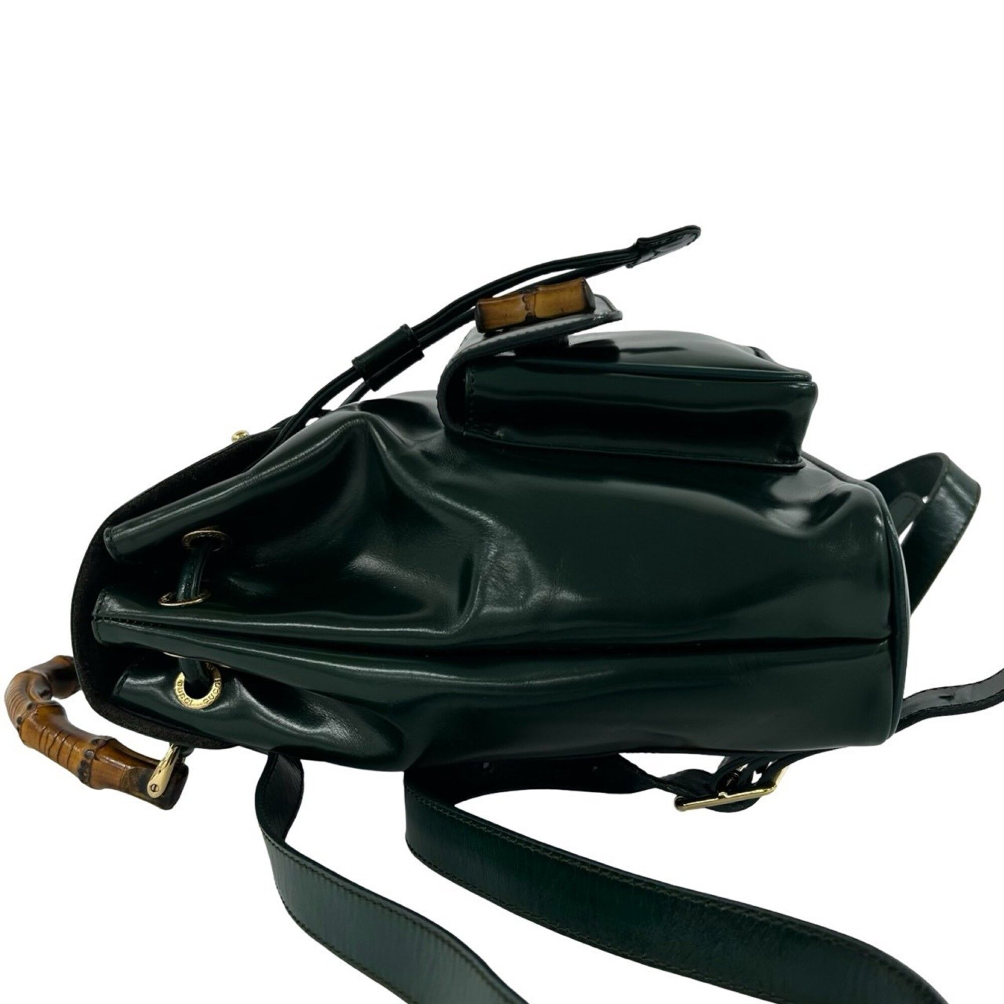Patent Leather Backpack (Pre-Owned) - Gucci - Modalova