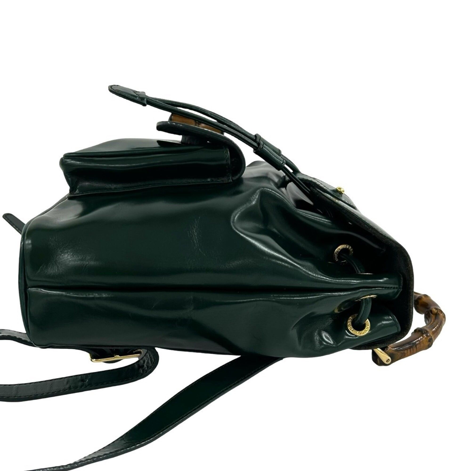 Patent Leather Backpack (Pre-Owned) - Gucci - Modalova