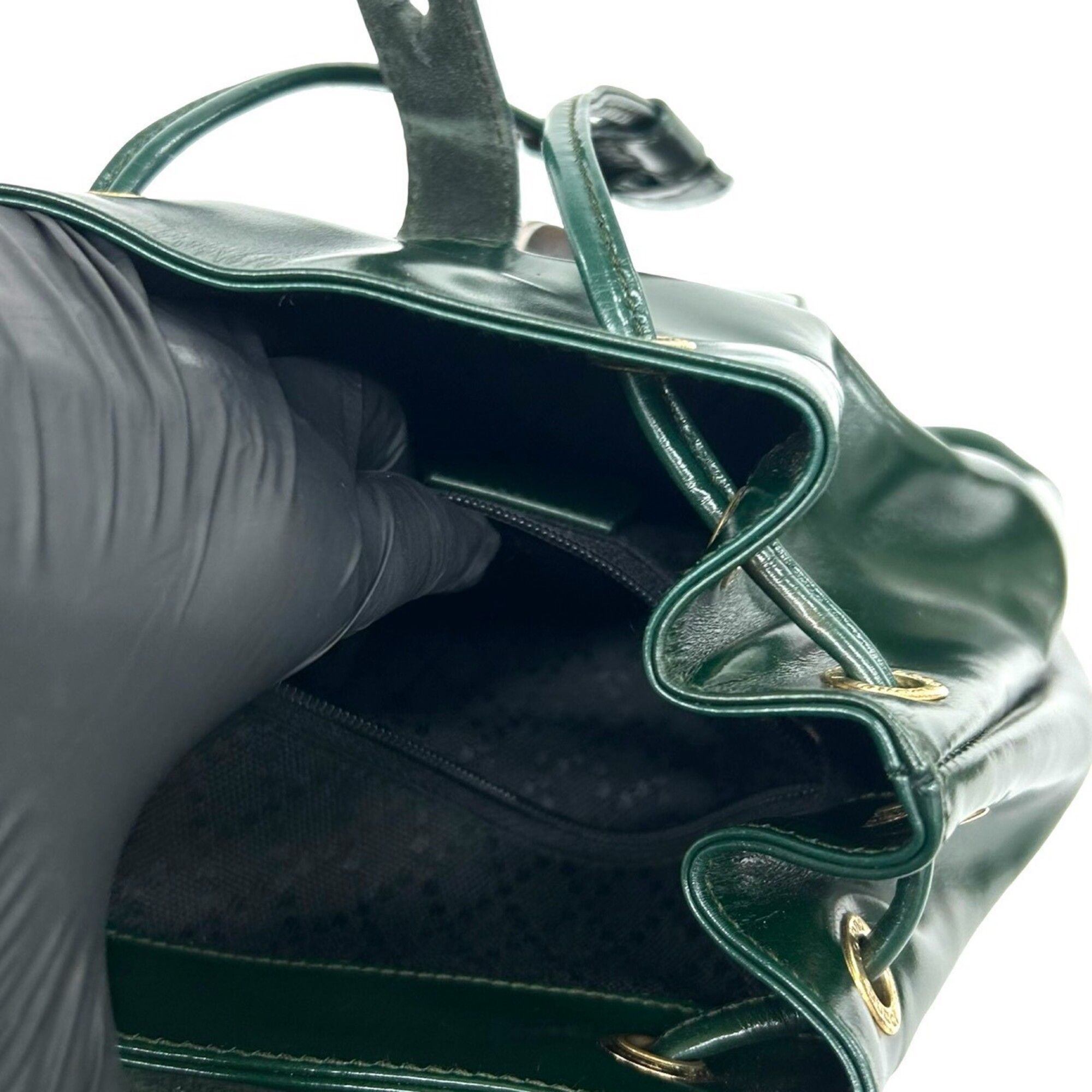 Patent Leather Backpack (Pre-Owned) - Gucci - Modalova