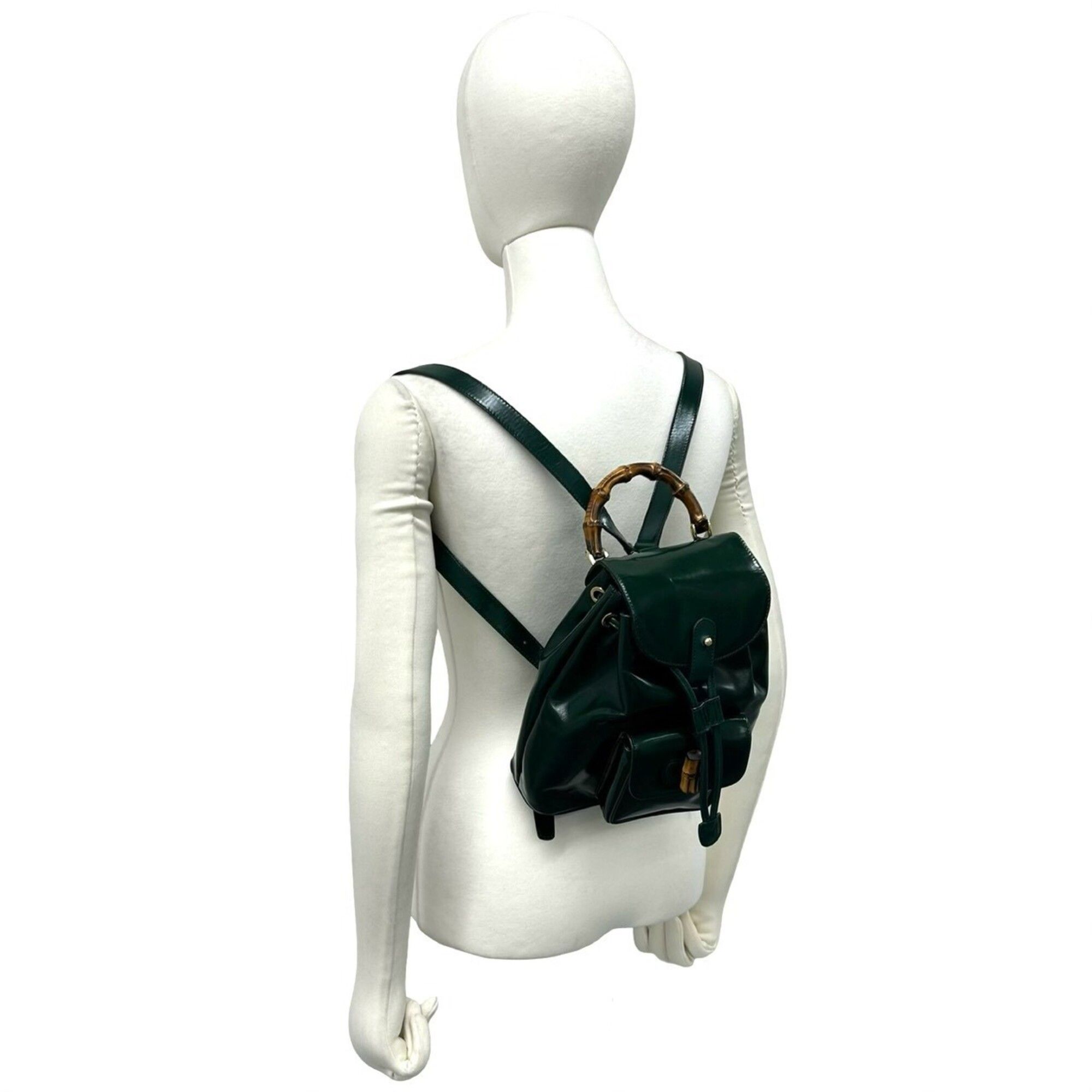 Patent Leather Backpack (Pre-Owned) - Gucci - Modalova
