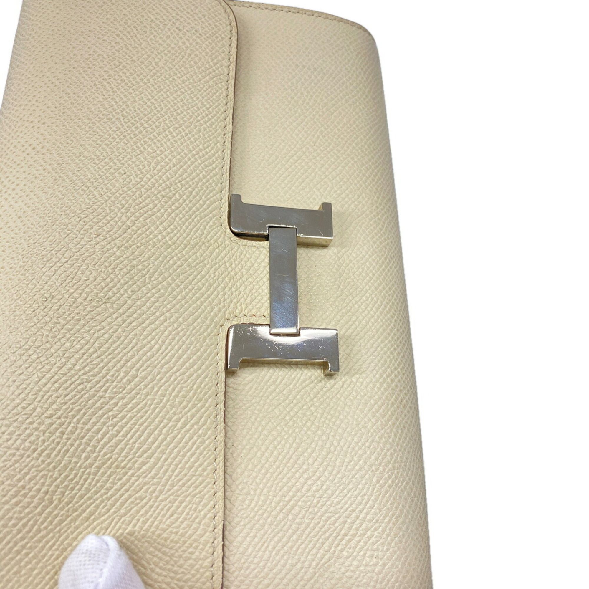 Leather Chain/Shoulder Wallet (Pre-Owned) - Hermes - Modalova