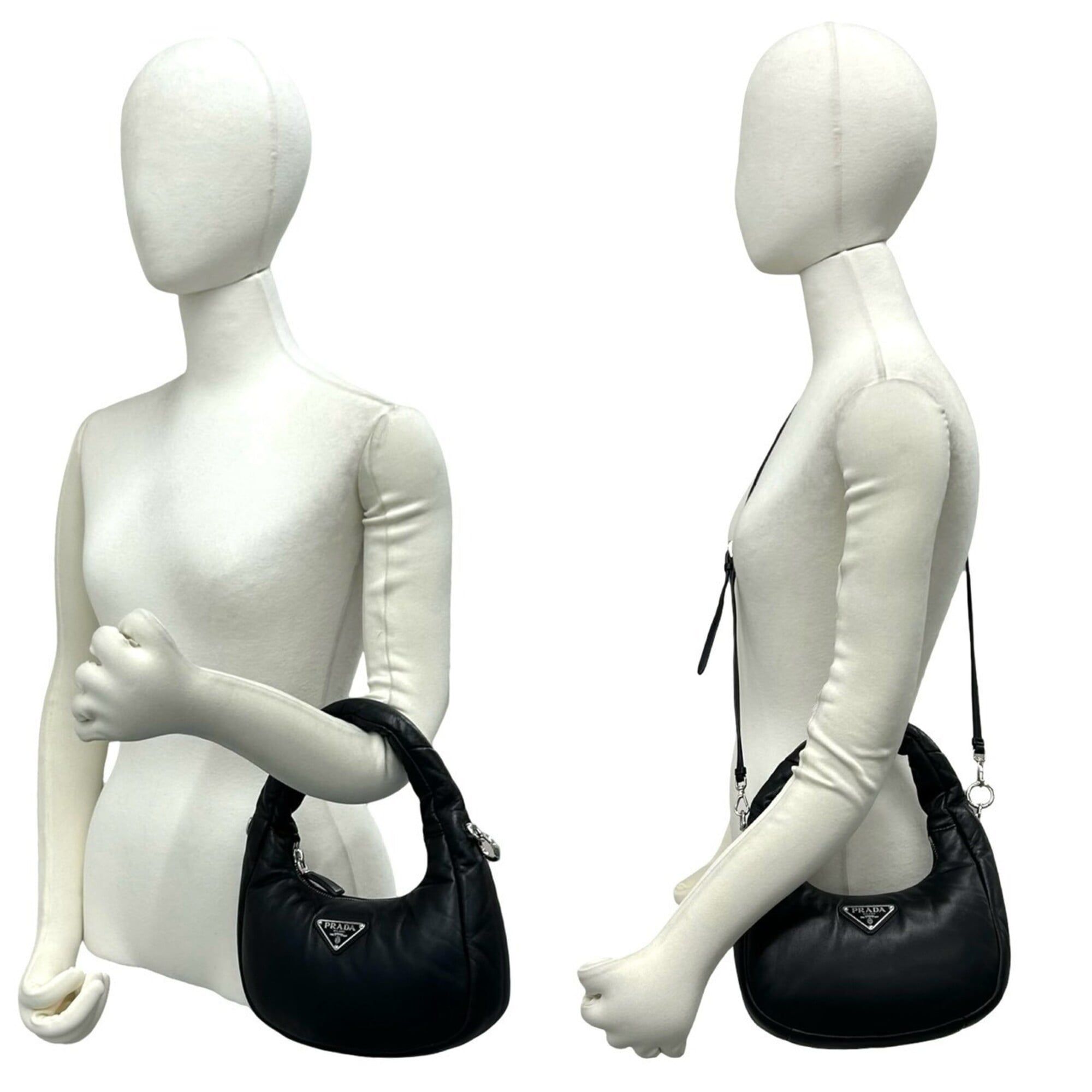 Leather Handbag Pochette Shoulder Bag (Pre-Owned) - Prada - Modalova