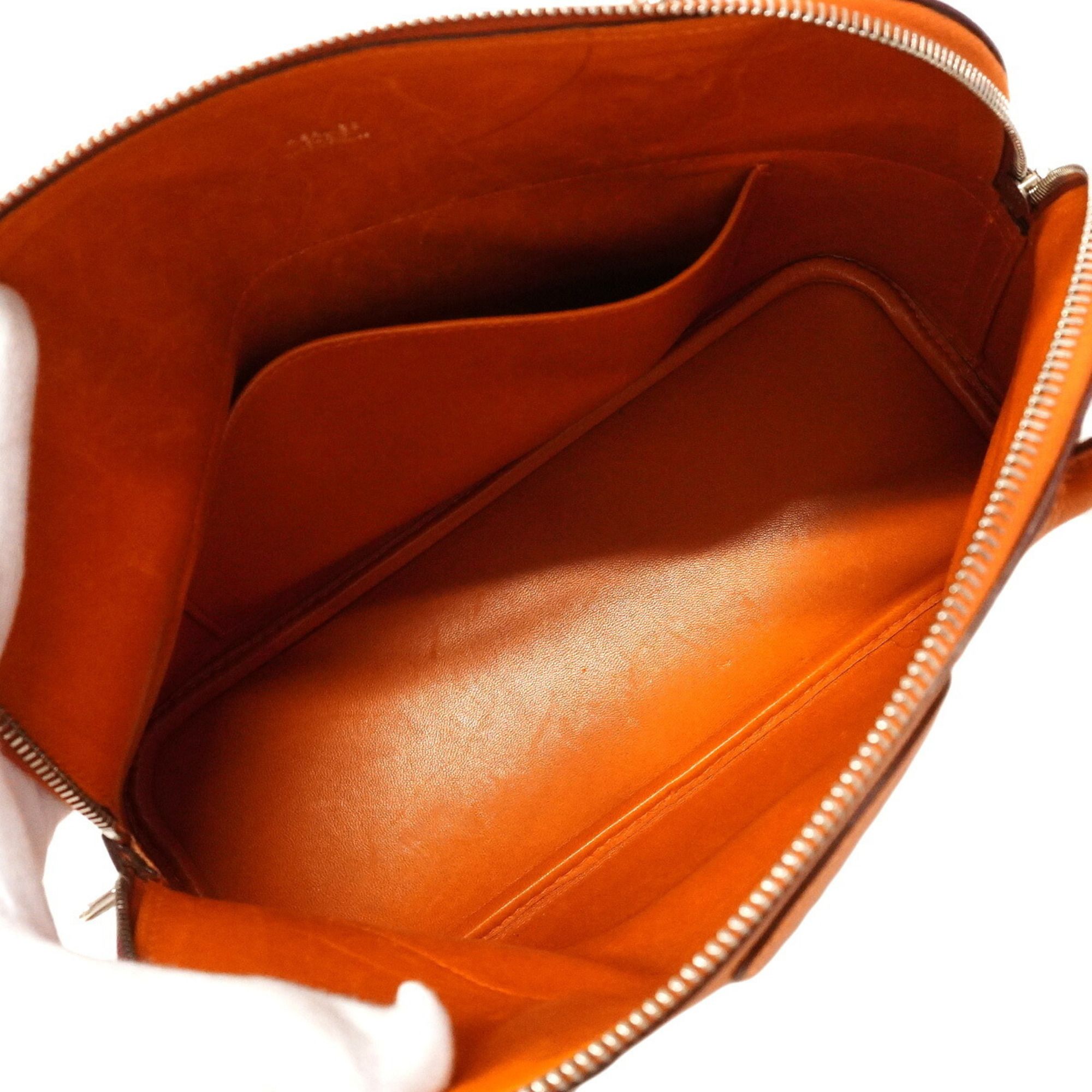 Chevre Leather Handbag (Pre-Owned) - Hermes - Modalova