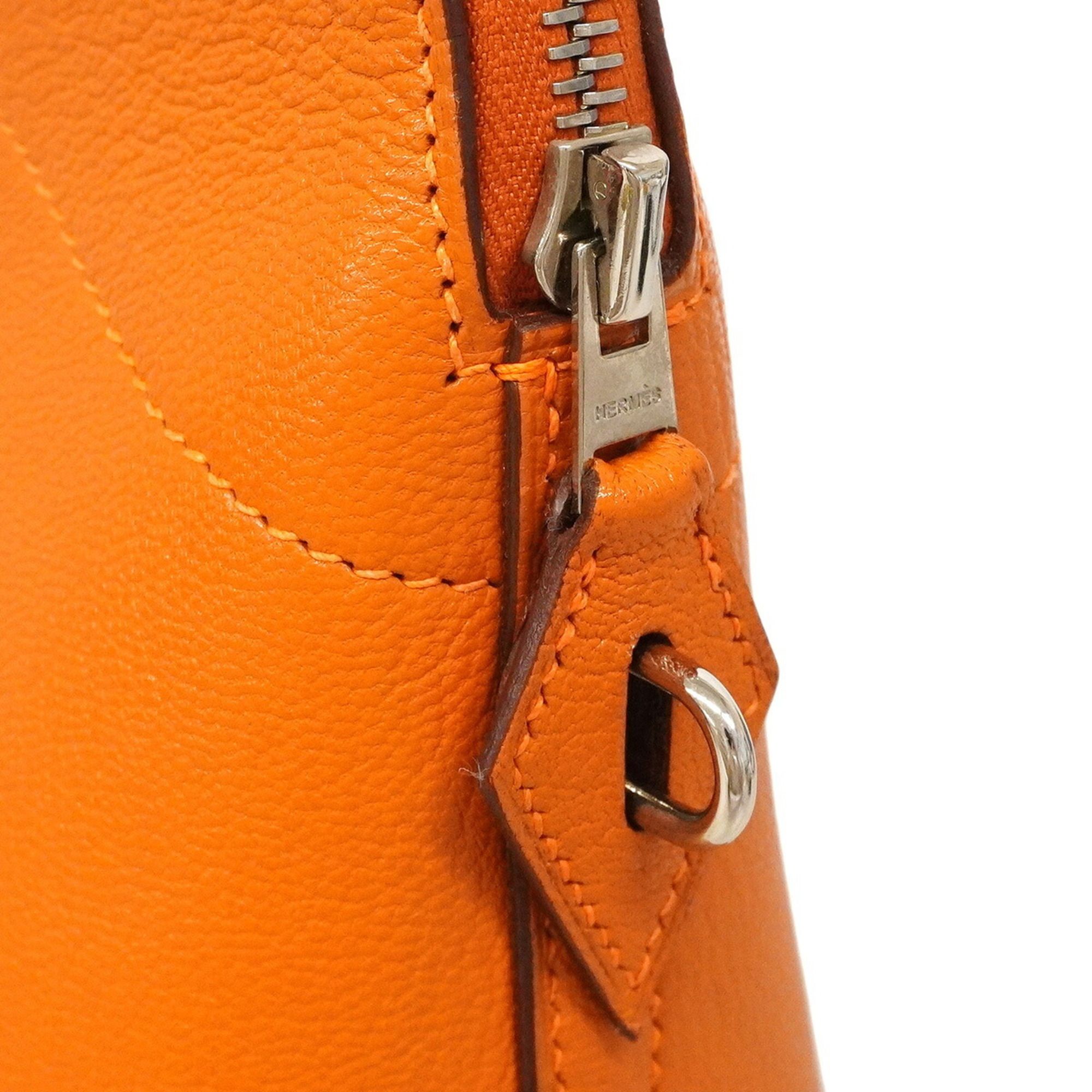 Chevre Leather Handbag (Pre-Owned) - Hermes - Modalova