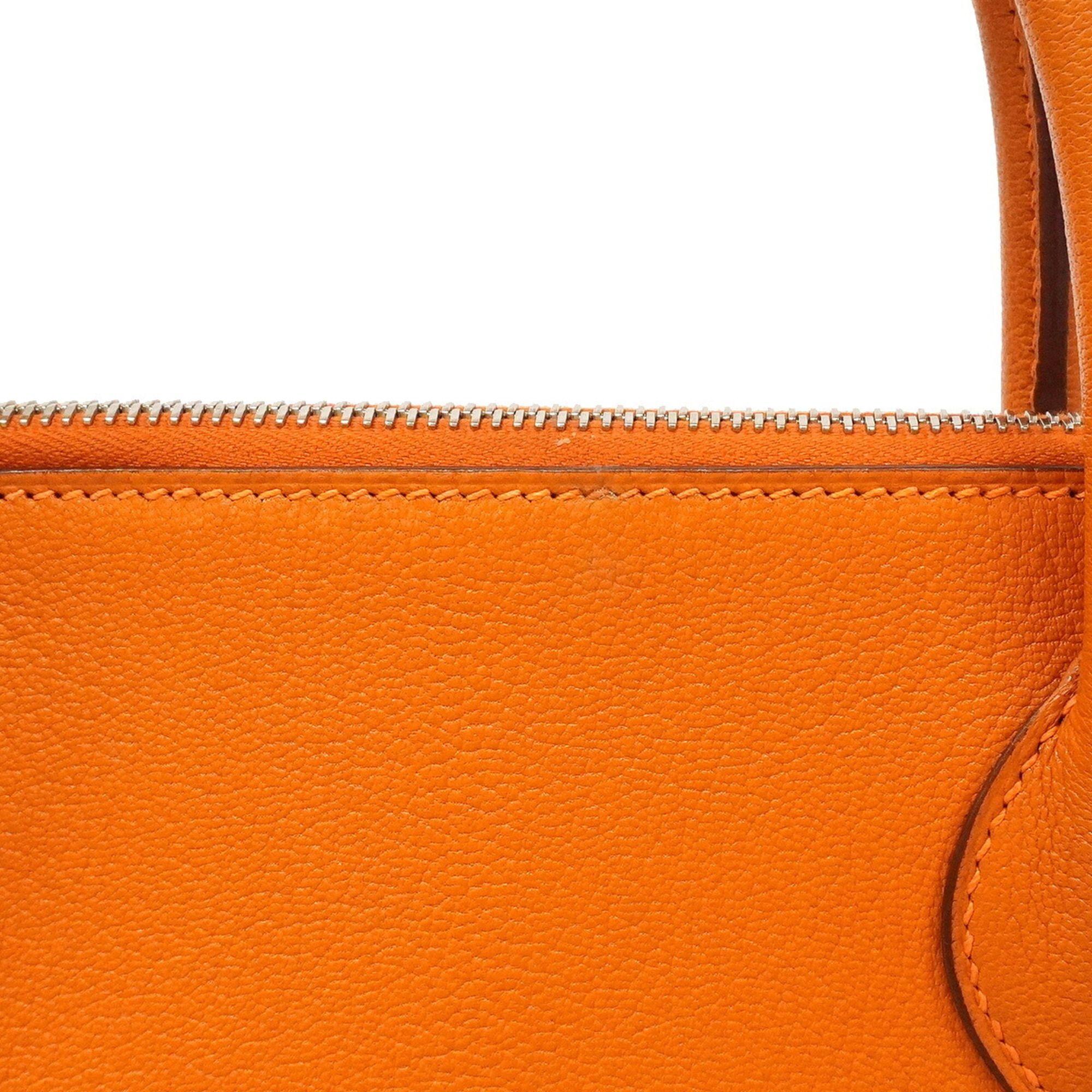 Chevre Leather Handbag (Pre-Owned) - Hermes - Modalova