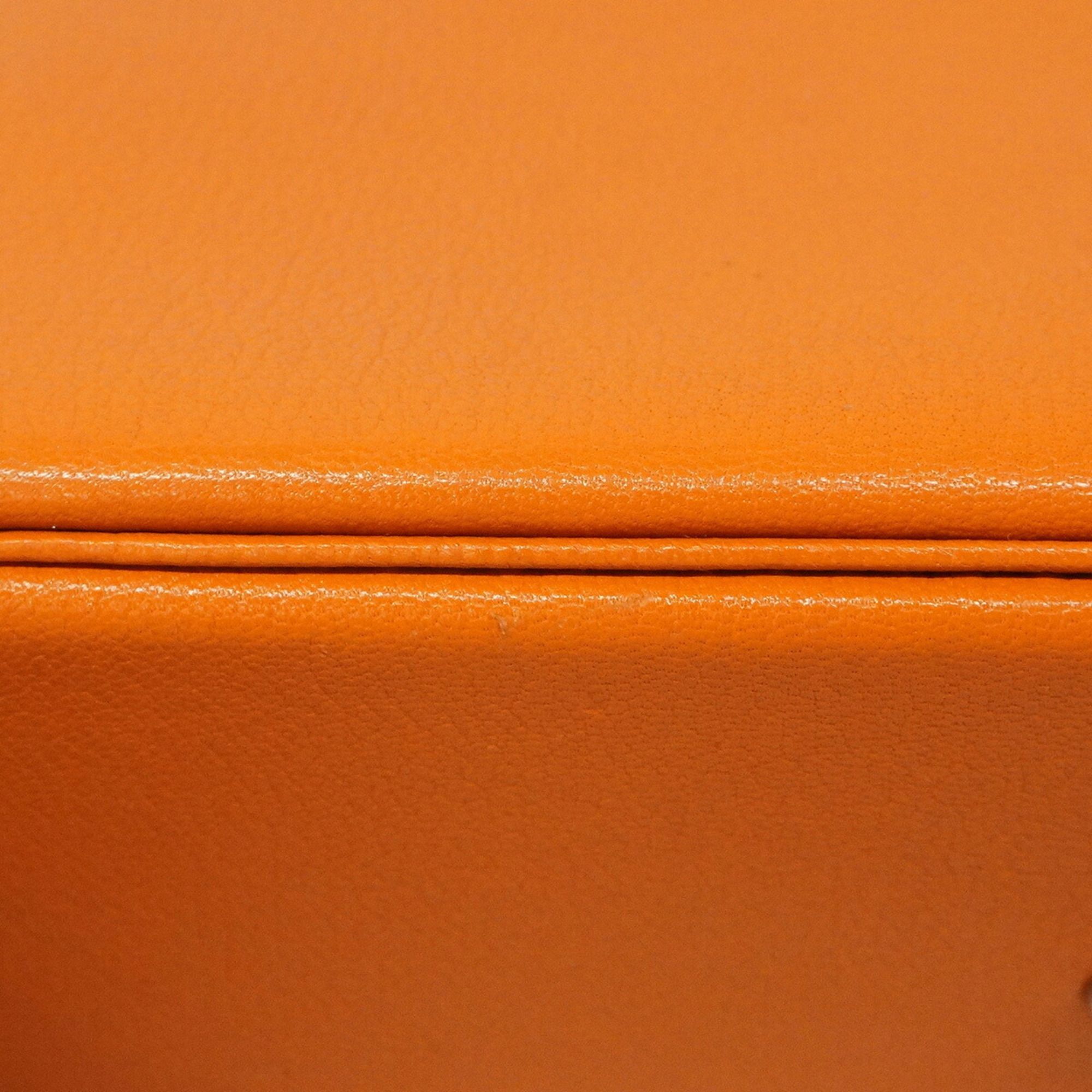 Chevre Leather Handbag (Pre-Owned) - Hermes - Modalova