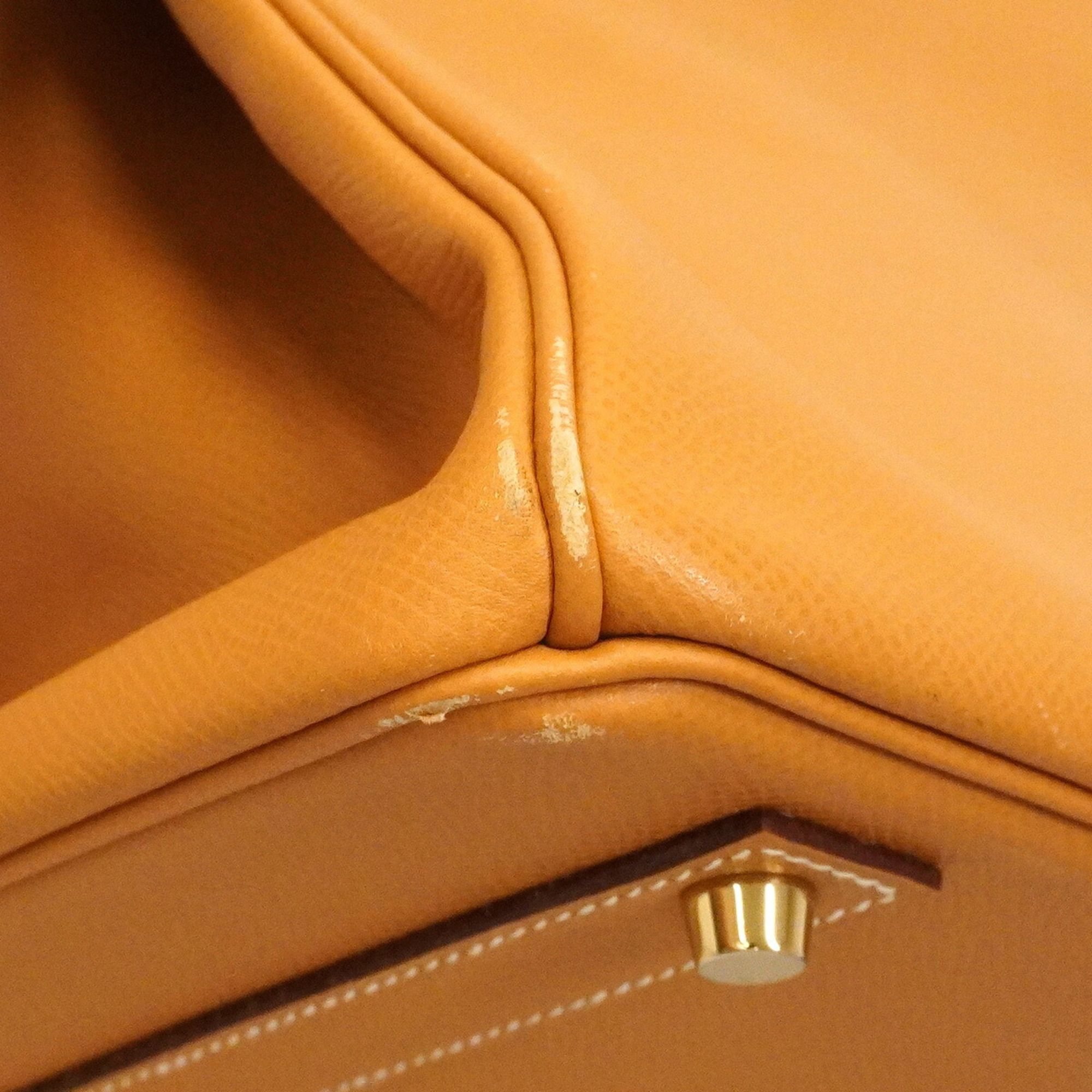 Courchevel Leather Handbag (Pre-Owned) - Hermes - Modalova