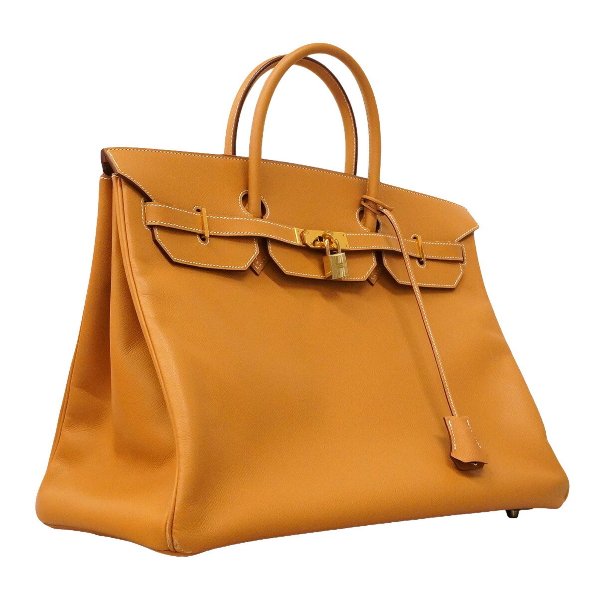 Courchevel Leather Handbag (Pre-Owned) - Hermes - Modalova