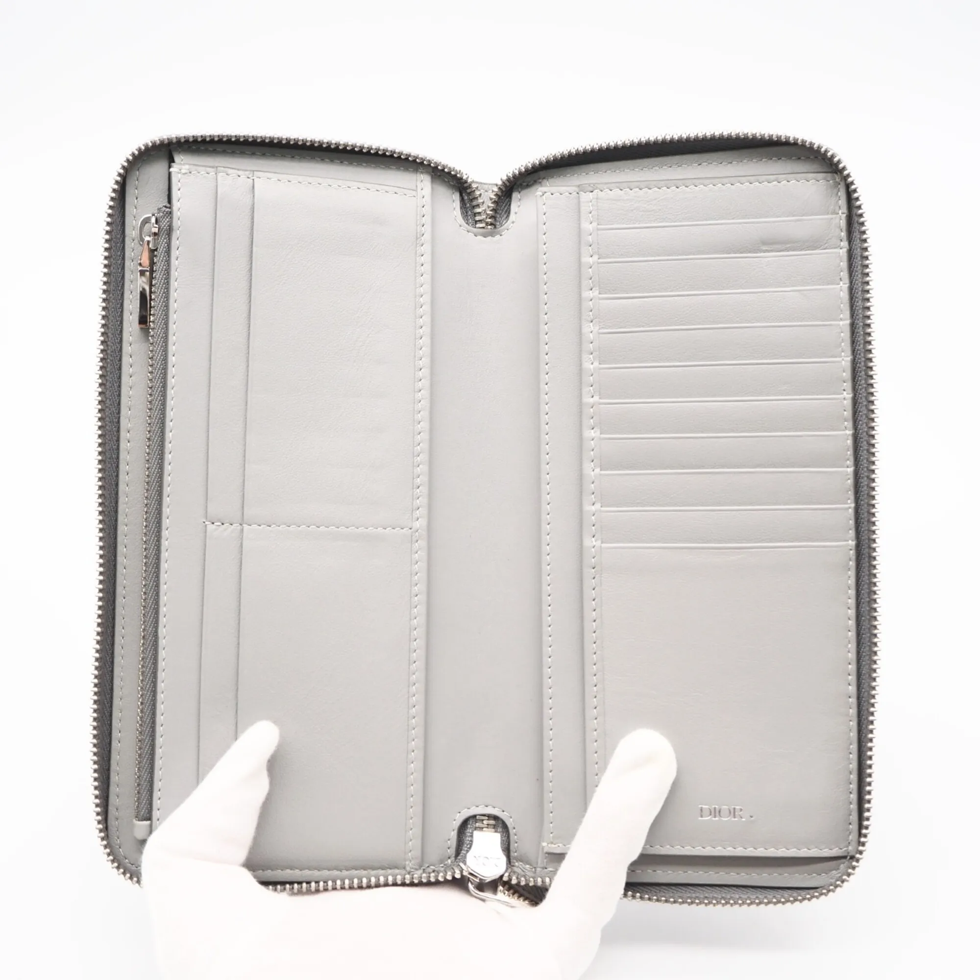 Coated Canvas Leather Long Wallet (Bi-Fold) (Pre-Owned) - Christian Dior - Modalova