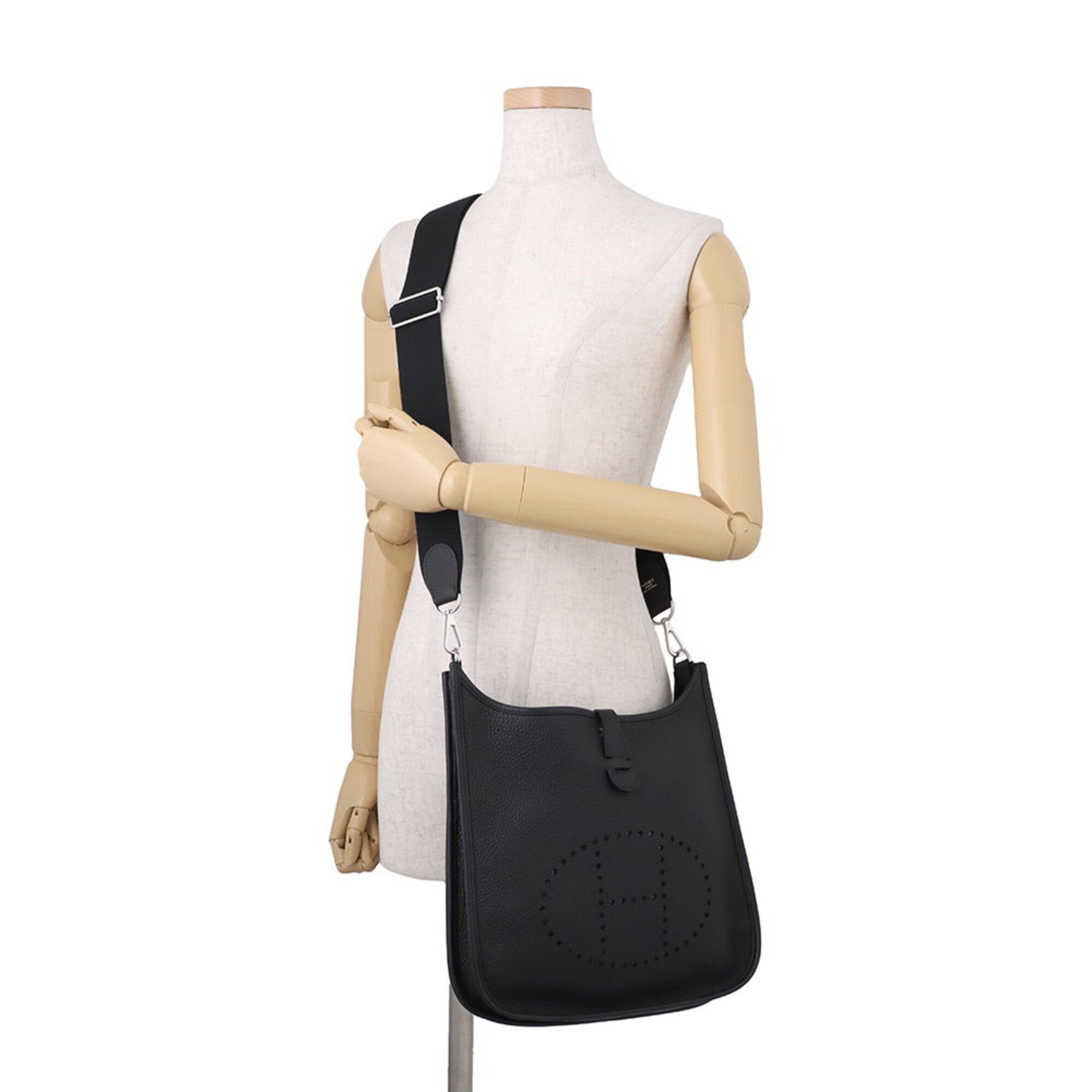 Taurillon Clemence Leather Handbag Shoulder Bag (Pre-Owned) - Hermes - Modalova