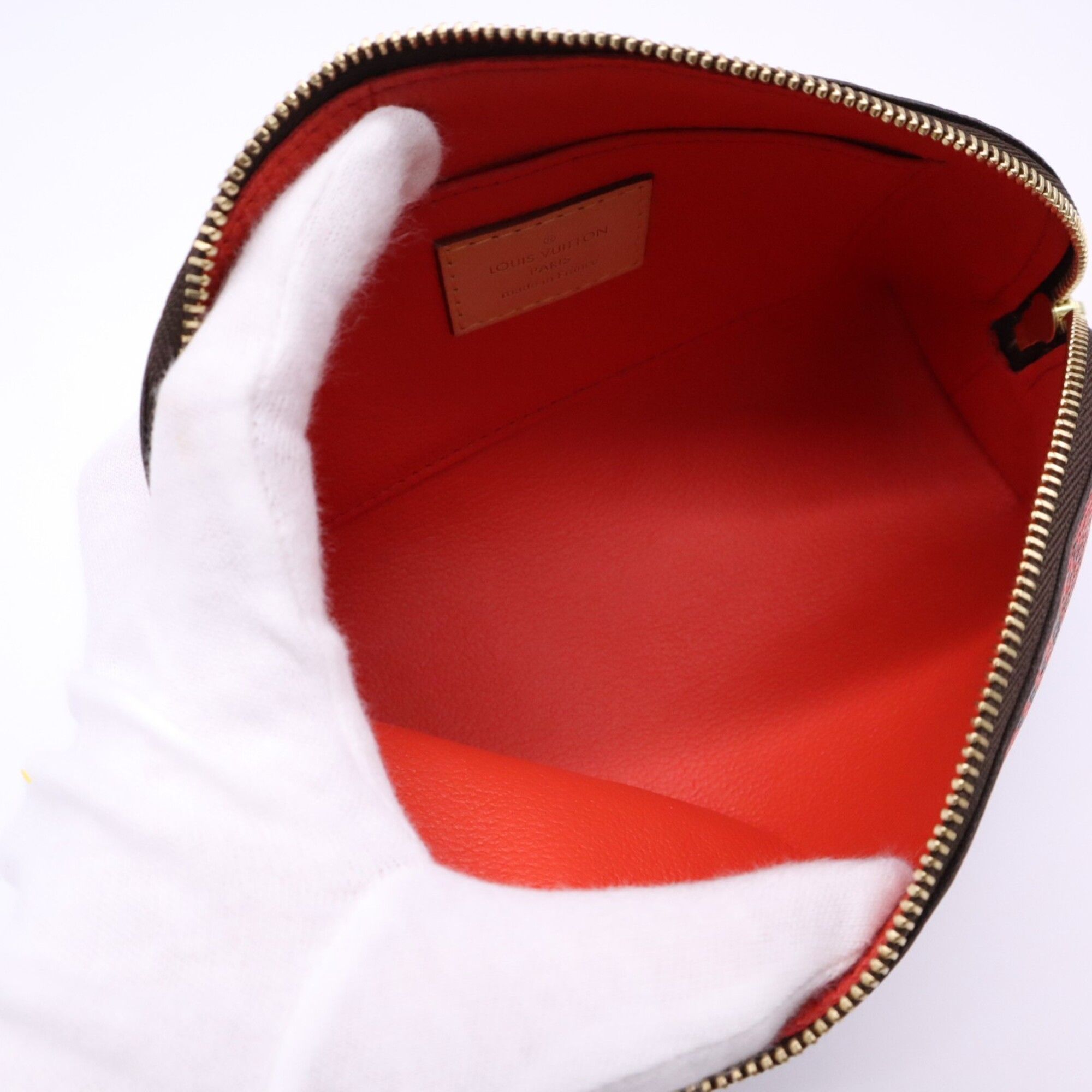 Coated Canvas Leather Pochette Pouch (Pre-Owned) - Louis Vuitton - Modalova