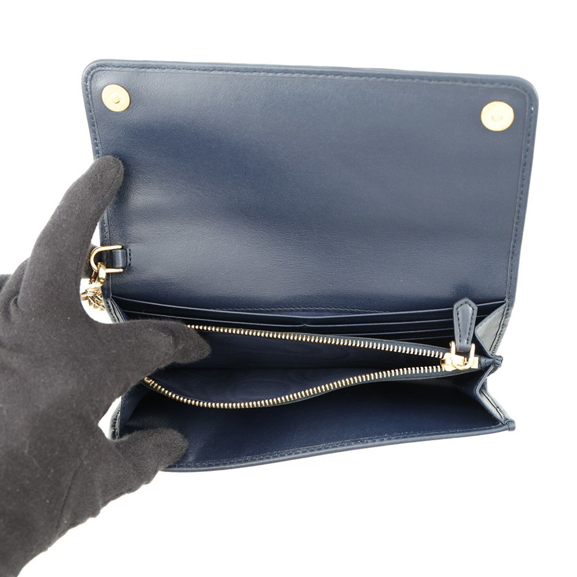 Leather Chain/Shoulder Wallet (Pre-Owned) - Prada - Modalova