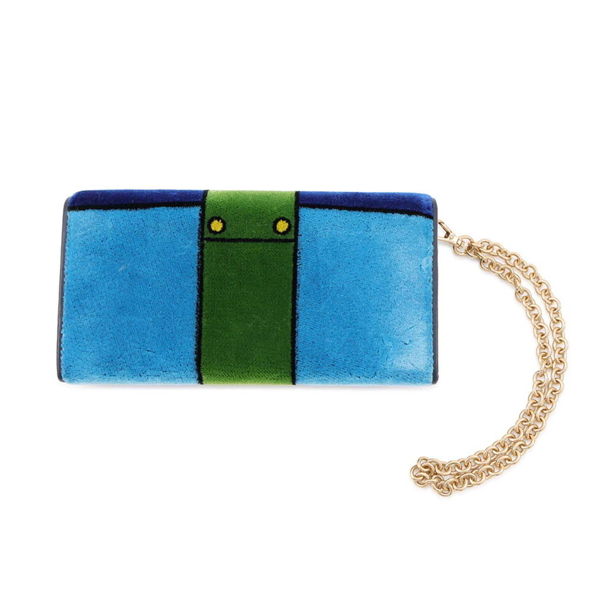 Leather Chain/Shoulder Wallet (Pre-Owned) - Prada - Modalova
