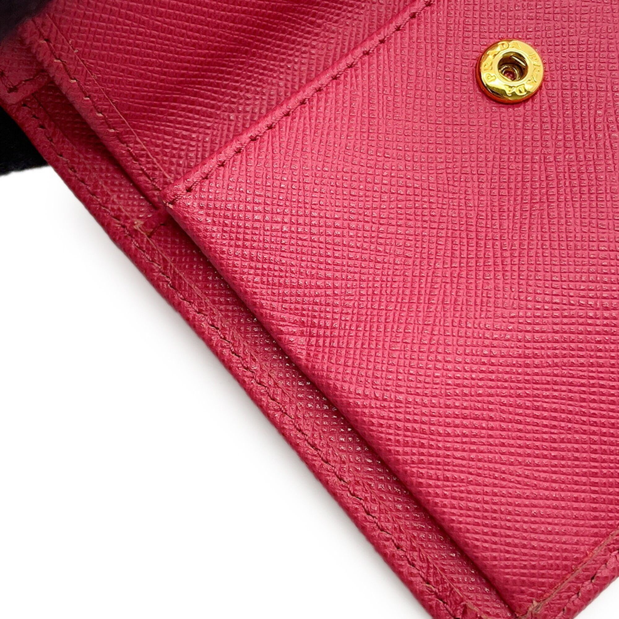 Leather Wallet (Tri-Fold) (Pre-Owned) - Prada - Modalova
