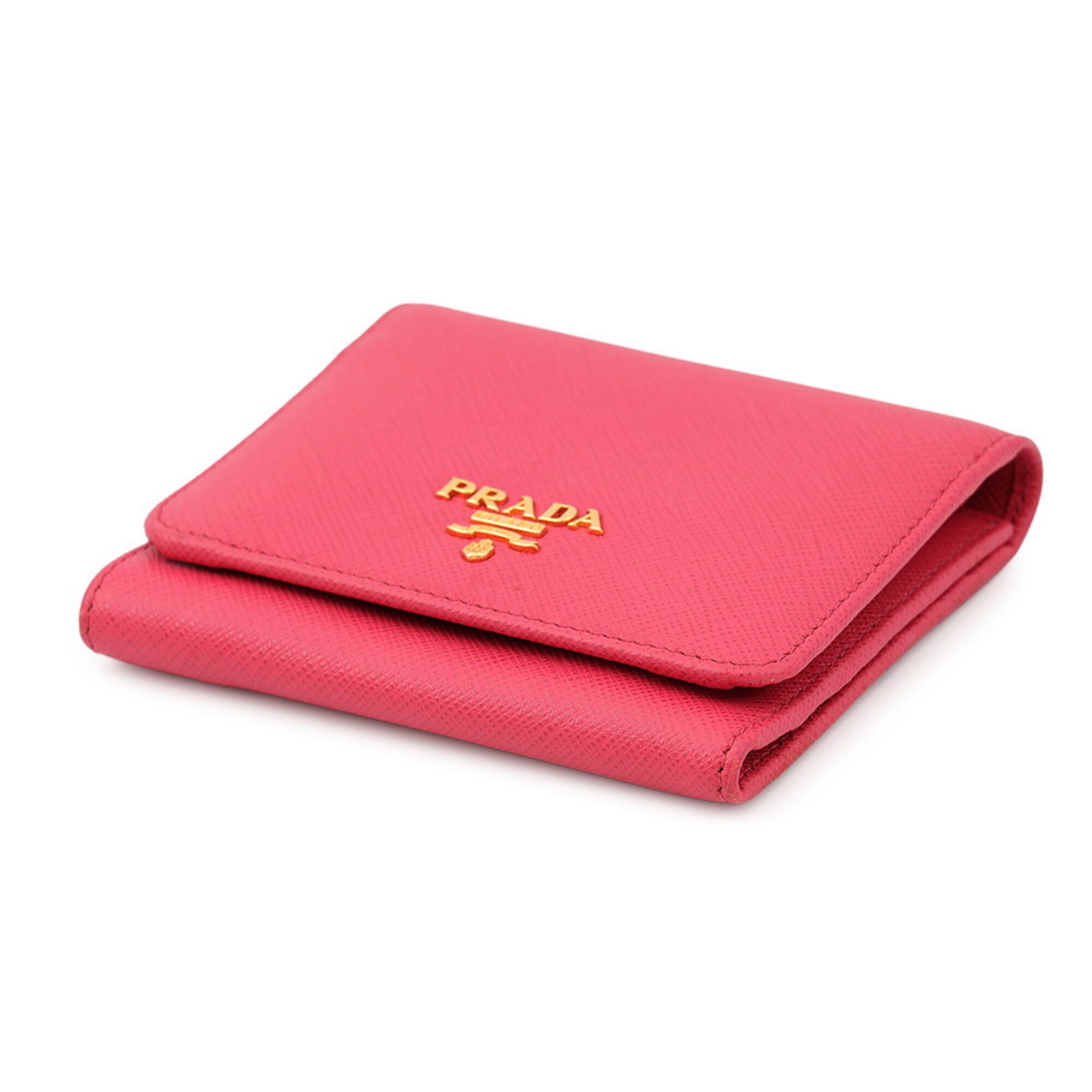 Leather Wallet (Tri-Fold) (Pre-Owned) - Prada - Modalova