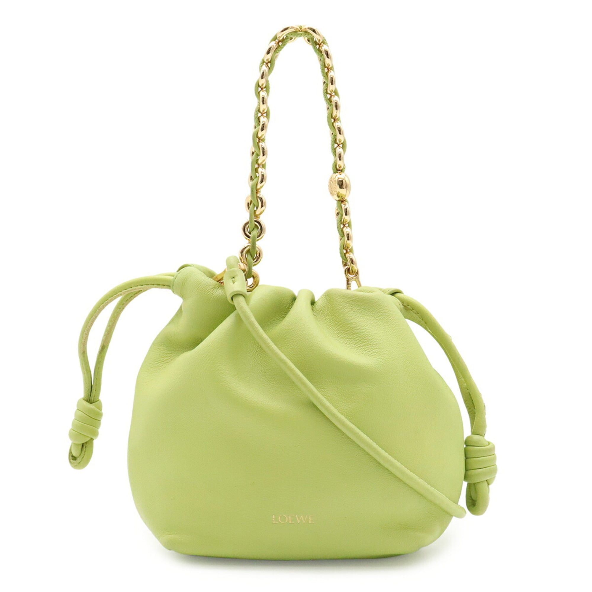 Leather Clutch Bag Pouch Shoulder Bag (Pre-Owned) - Loewe - Modalova