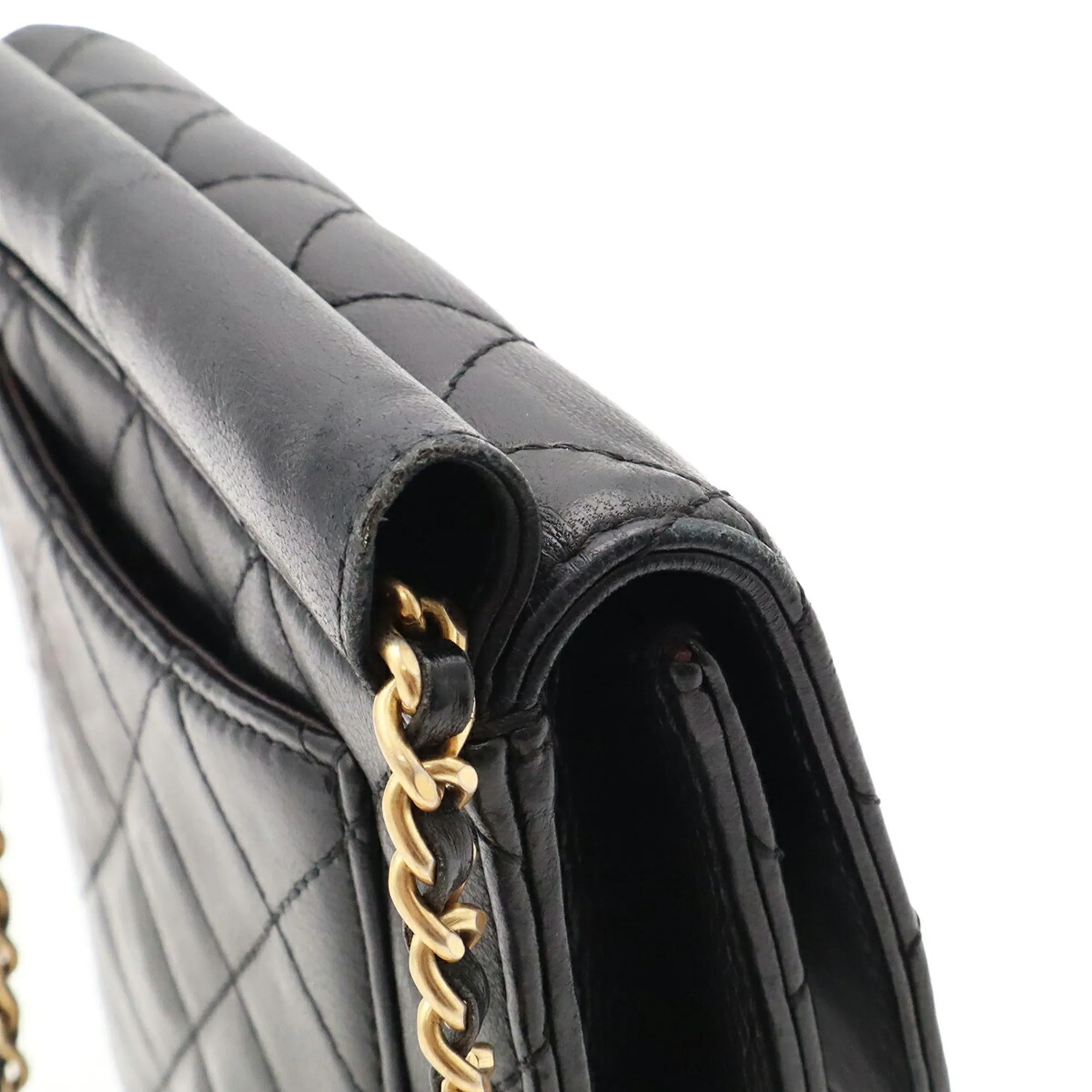 Leather Pochette Shoulder Bag (Pre-Owned) - Chanel - Modalova