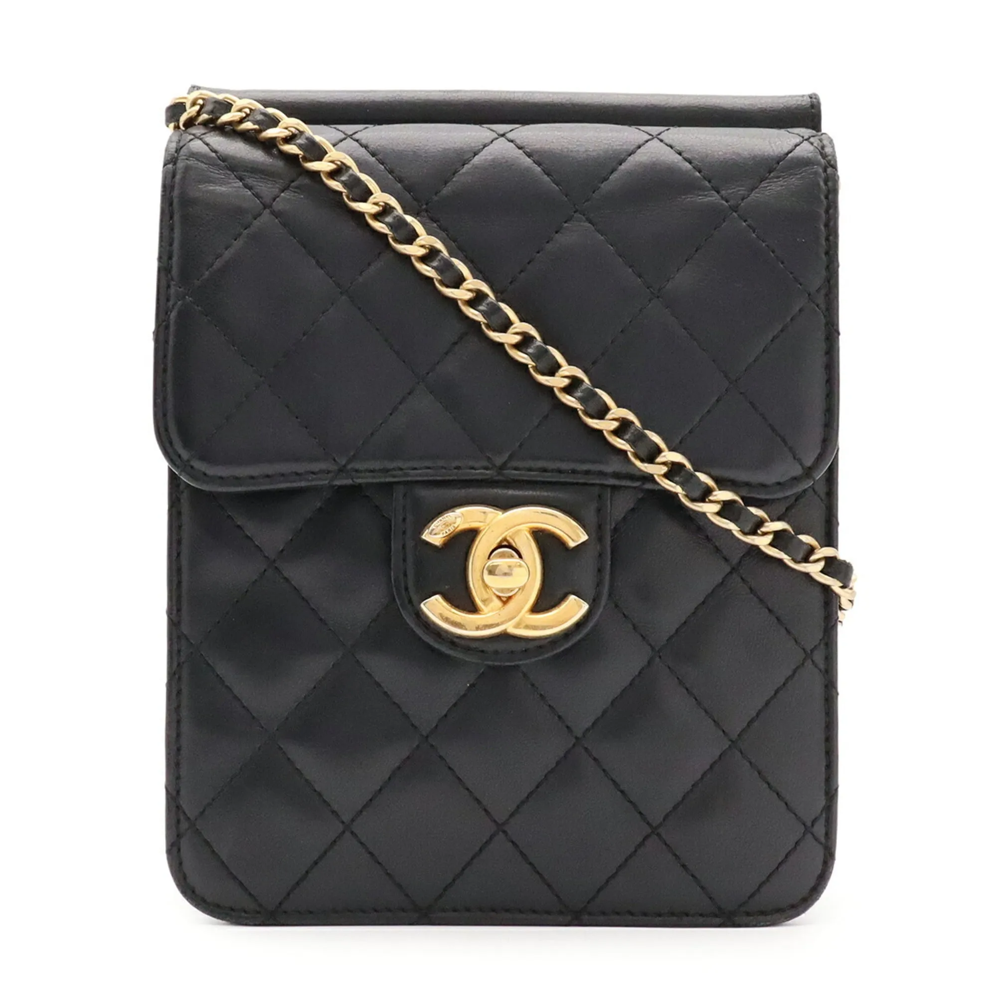 Leather Pochette Shoulder Bag (Pre-Owned) - Chanel - Modalova